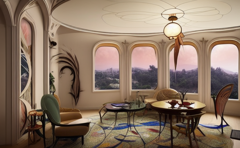Art Nouveau interior design