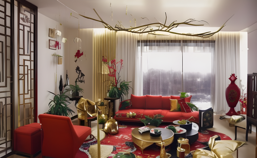 Chinese New Year interior design