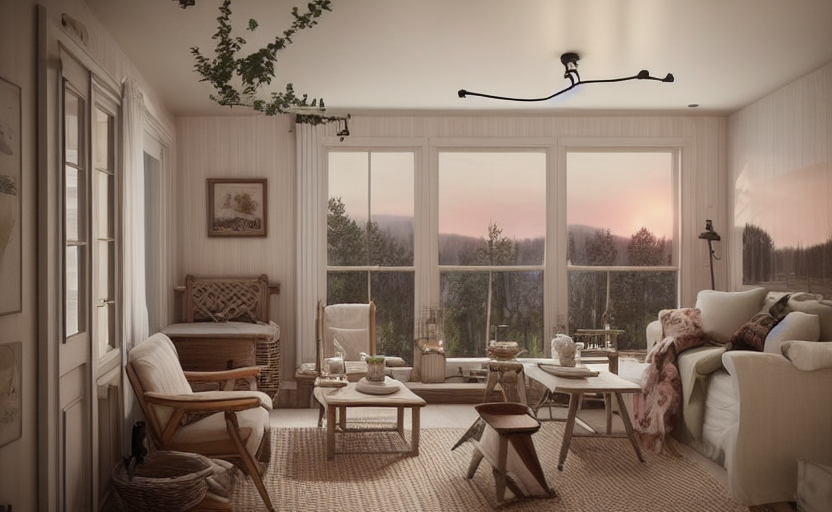 Cottagecore interior design