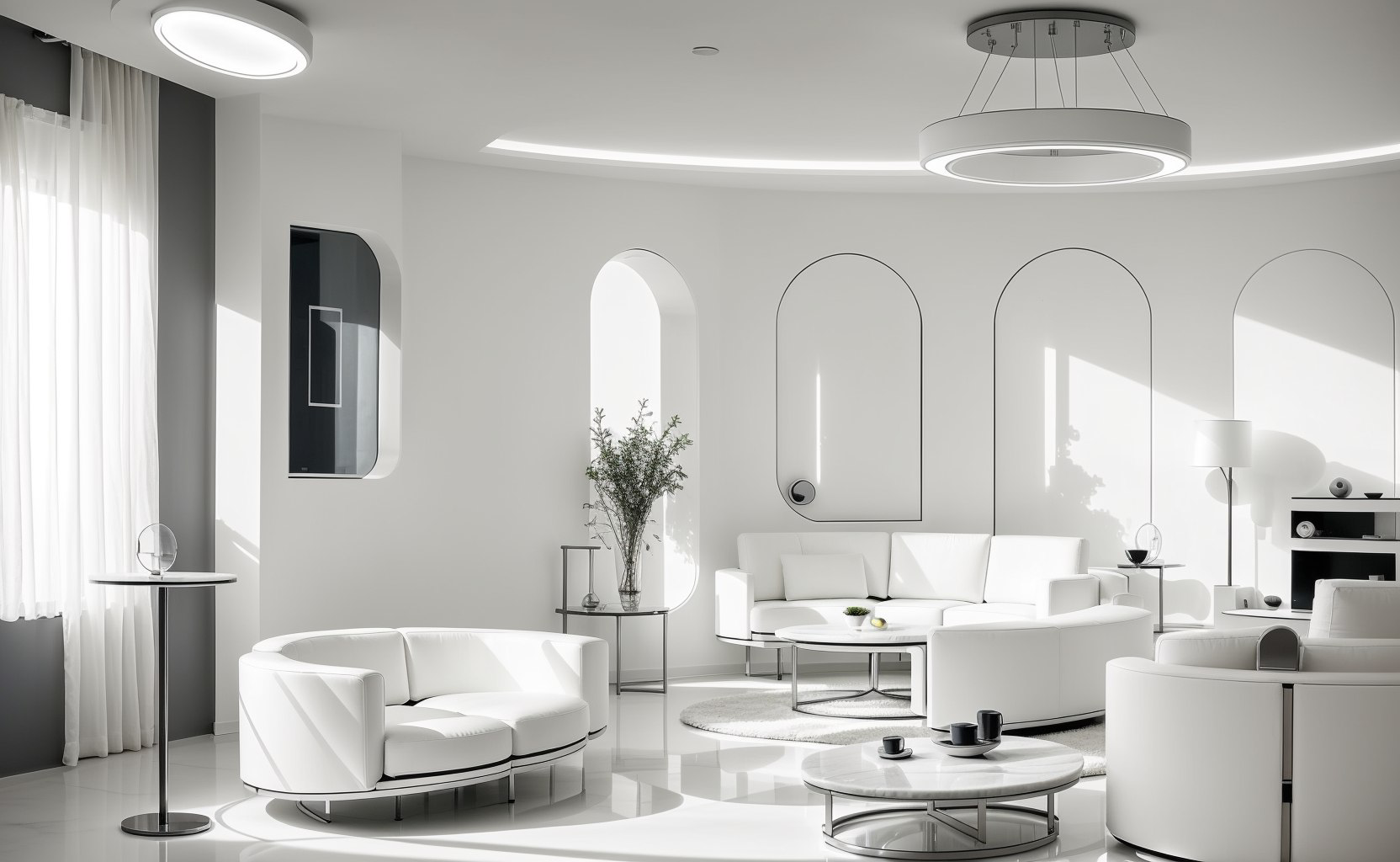 Futuristic interior design