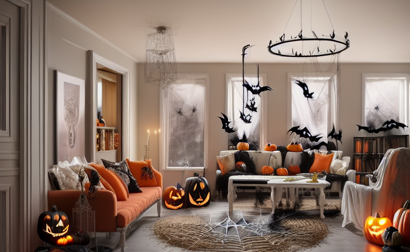 Halloween interior design