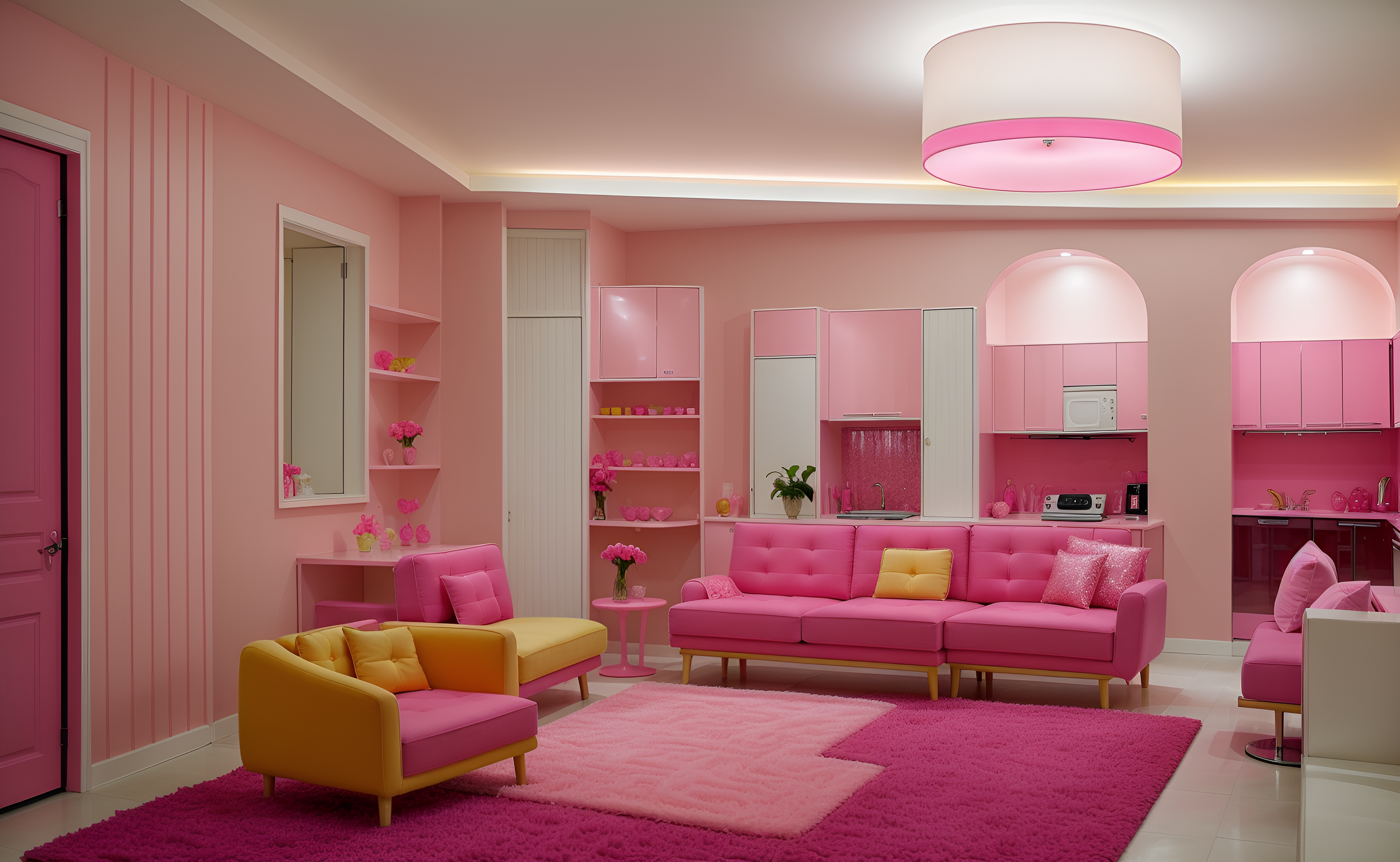Hot Pink interior design