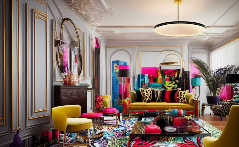 Maximalist interior design