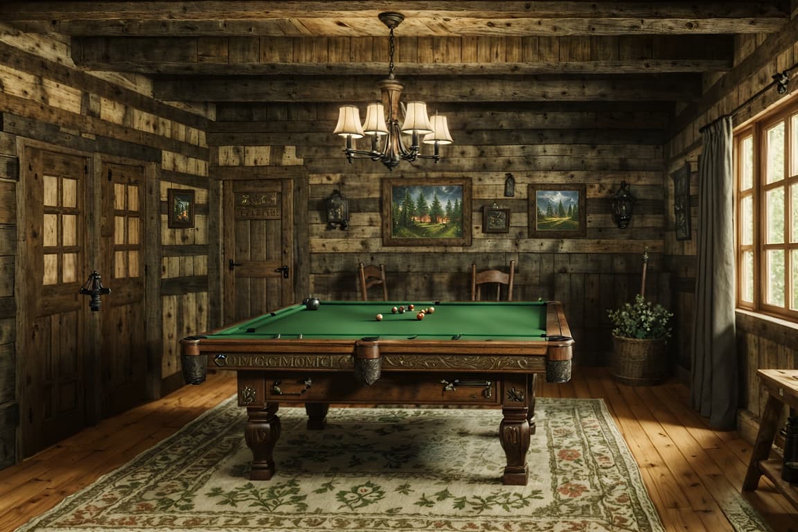 Cottagecore-style Gaming Room Interior . With Organic And Traditional ...