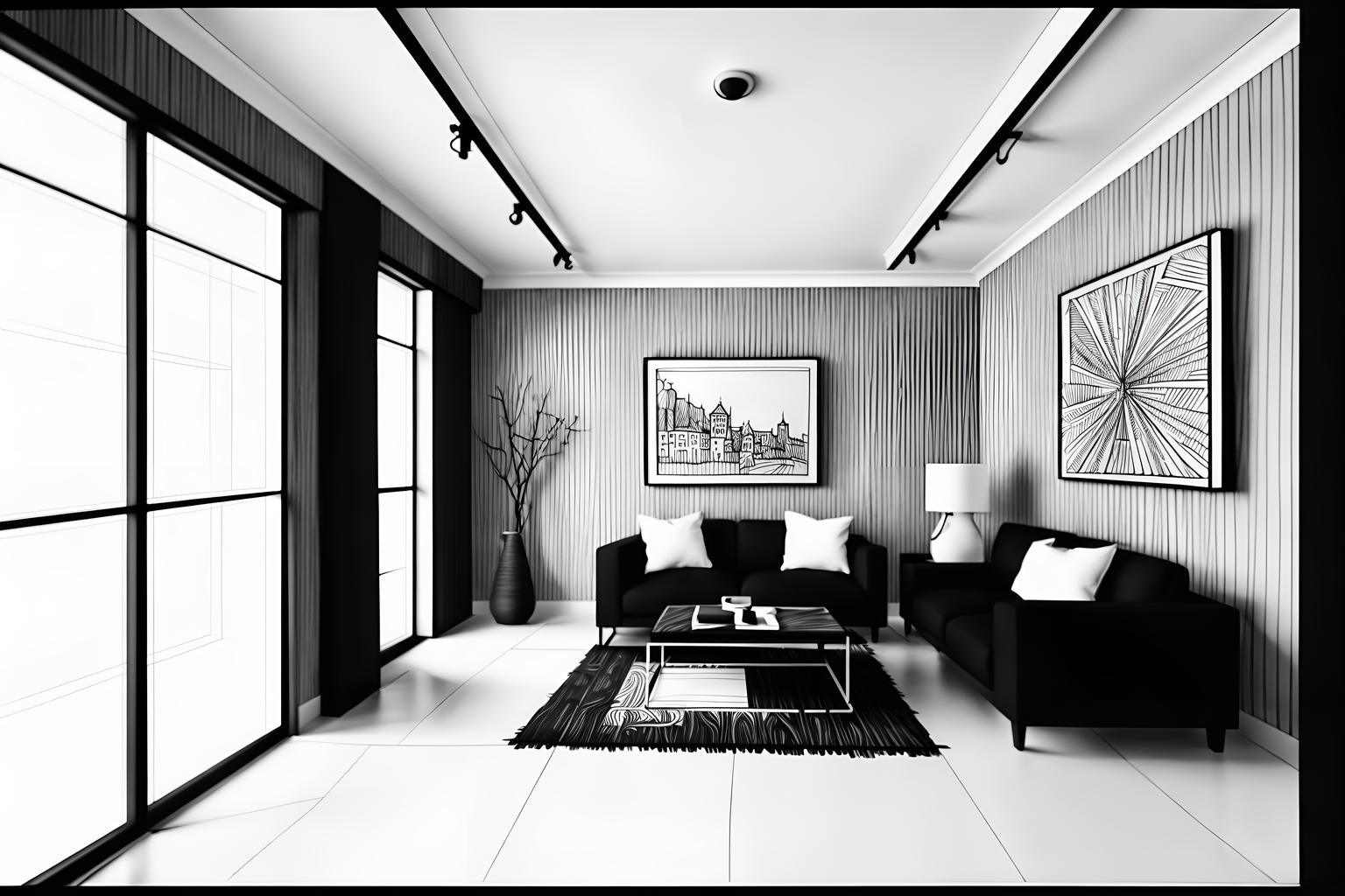 (hand-drawn monochrome black and white sketch line drawing)++ of sketch-style () apartment interior. a sketch of interior. with . a sketch of interior. trending on artstation. black and white line drawing sketch without colors. masterpiece, cinematic light, ultrarealistic+, photorealistic+, 8k, raw photo, realistic, sharp focus on eyes, (symmetrical eyes), (intact eyes), hyperrealistic, highest quality, best quality, , highly detailed, masterpiece, best quality, extremely detailed 8k wallpaper, masterpiece, best quality, ultra-detailed, best shadow, detailed background, detailed face, detailed eyes, high contrast, best illumination, detailed face, dulux, caustic, dynamic angle, detailed glow. dramatic lighting. highly detailed, insanely detailed hair, symmetrical, intricate details, professionally retouched, 8k high definition. strong bokeh. award winning photo.