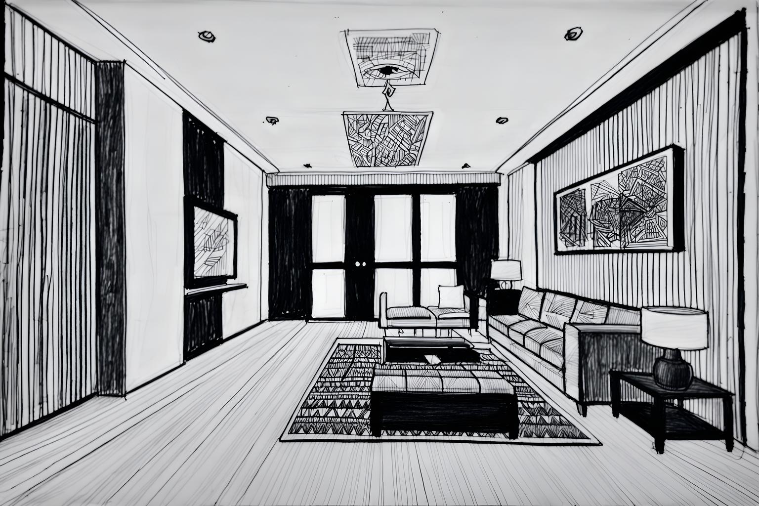 (hand-drawn monochrome black and white sketch line drawing)++ of sketch-style () apartment interior. a sketch of interior. with . a sketch of interior. trending on artstation. black and white line drawing sketch without colors. masterpiece, cinematic light, ultrarealistic+, photorealistic+, 8k, raw photo, realistic, sharp focus on eyes, (symmetrical eyes), (intact eyes), hyperrealistic, highest quality, best quality, , highly detailed, masterpiece, best quality, extremely detailed 8k wallpaper, masterpiece, best quality, ultra-detailed, best shadow, detailed background, detailed face, detailed eyes, high contrast, best illumination, detailed face, dulux, caustic, dynamic angle, detailed glow. dramatic lighting. highly detailed, insanely detailed hair, symmetrical, intricate details, professionally retouched, 8k high definition. strong bokeh. award winning photo.