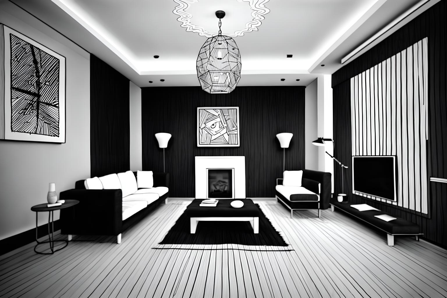 (hand-drawn monochrome black and white sketch line drawing)++ of sketch-style () apartment interior. a sketch of interior. with . a sketch of interior. trending on artstation. black and white line drawing sketch without colors. masterpiece, cinematic light, ultrarealistic+, photorealistic+, 8k, raw photo, realistic, sharp focus on eyes, (symmetrical eyes), (intact eyes), hyperrealistic, highest quality, best quality, , highly detailed, masterpiece, best quality, extremely detailed 8k wallpaper, masterpiece, best quality, ultra-detailed, best shadow, detailed background, detailed face, detailed eyes, high contrast, best illumination, detailed face, dulux, caustic, dynamic angle, detailed glow. dramatic lighting. highly detailed, insanely detailed hair, symmetrical, intricate details, professionally retouched, 8k high definition. strong bokeh. award winning photo.