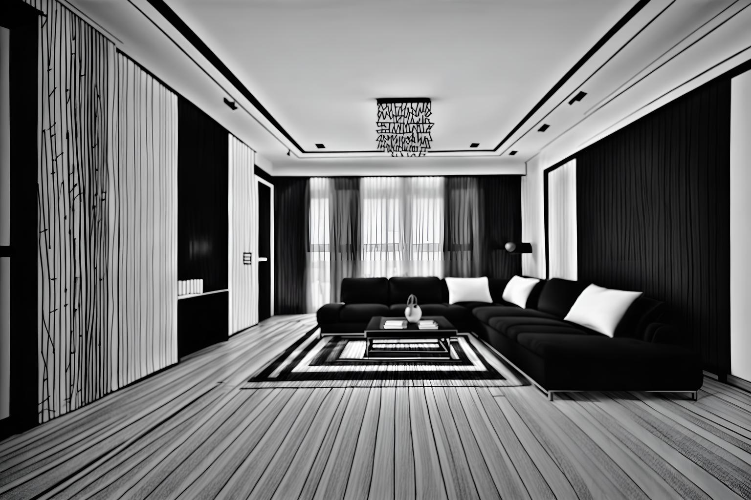 (hand-drawn monochrome black and white sketch line drawing)++ of sketch-style () apartment interior. a sketch of interior. with . a sketch of interior. trending on artstation. black and white line drawing sketch without colors. masterpiece, cinematic light, ultrarealistic+, photorealistic+, 8k, raw photo, realistic, sharp focus on eyes, (symmetrical eyes), (intact eyes), hyperrealistic, highest quality, best quality, , highly detailed, masterpiece, best quality, extremely detailed 8k wallpaper, masterpiece, best quality, ultra-detailed, best shadow, detailed background, detailed face, detailed eyes, high contrast, best illumination, detailed face, dulux, caustic, dynamic angle, detailed glow. dramatic lighting. highly detailed, insanely detailed hair, symmetrical, intricate details, professionally retouched, 8k high definition. strong bokeh. award winning photo.