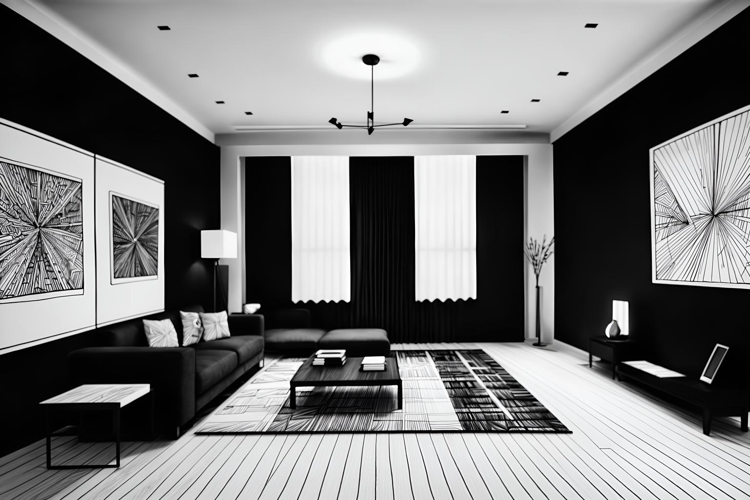 (hand-drawn monochrome black and white sketch line drawing)++ of sketch-style () apartment interior. a sketch of interior. with . a sketch of interior. trending on artstation. black and white line drawing sketch without colors. masterpiece, cinematic light, ultrarealistic+, photorealistic+, 8k, raw photo, realistic, sharp focus on eyes, (symmetrical eyes), (intact eyes), hyperrealistic, highest quality, best quality, , highly detailed, masterpiece, best quality, extremely detailed 8k wallpaper, masterpiece, best quality, ultra-detailed, best shadow, detailed background, detailed face, detailed eyes, high contrast, best illumination, detailed face, dulux, caustic, dynamic angle, detailed glow. dramatic lighting. highly detailed, insanely detailed hair, symmetrical, intricate details, professionally retouched, 8k high definition. strong bokeh. award winning photo.