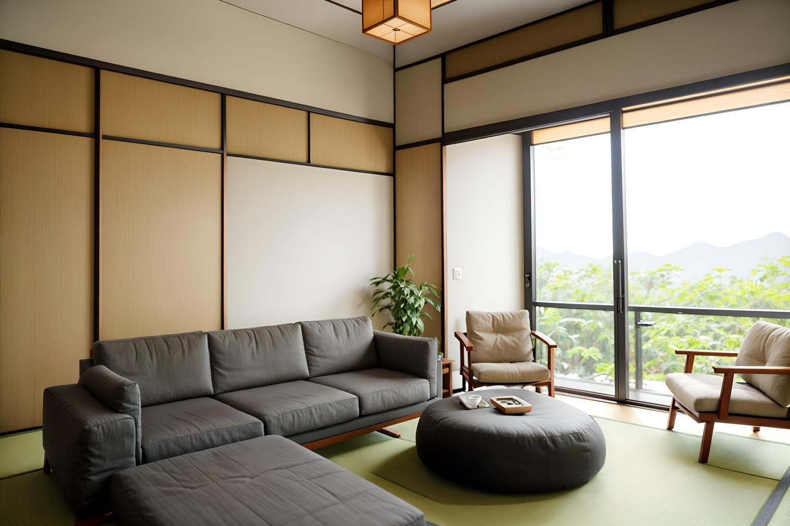 zen-style (coworking space interior) with lounge chairs and office desks and office chairs and seating area with sofa and lounge chairs. . with japanese interior and asian zen interior and calm and neutral colors and asian zen interior and natural light and japanese minimalist interior and clutter free and japanese minimalist interior. . cinematic photo, highly detailed, cinematic lighting, ultra-detailed, ultrarealistic, photorealism, 8k. zen interior design style. masterpiece, cinematic light, ultrarealistic+, photorealistic+, 8k, raw photo, realistic, sharp focus on eyes, (symmetrical eyes), (intact eyes), hyperrealistic, highest quality, best quality, , highly detailed, masterpiece, best quality, extremely detailed 8k wallpaper, masterpiece, best quality, ultra-detailed, best shadow, detailed background, detailed face, detailed eyes, high contrast, best illumination, detailed face, dulux, caustic, dynamic angle, detailed glow. dramatic lighting. highly detailed, insanely detailed hair, symmetrical, intricate details, professionally retouched, 8k high definition. strong bokeh. award winning photo.