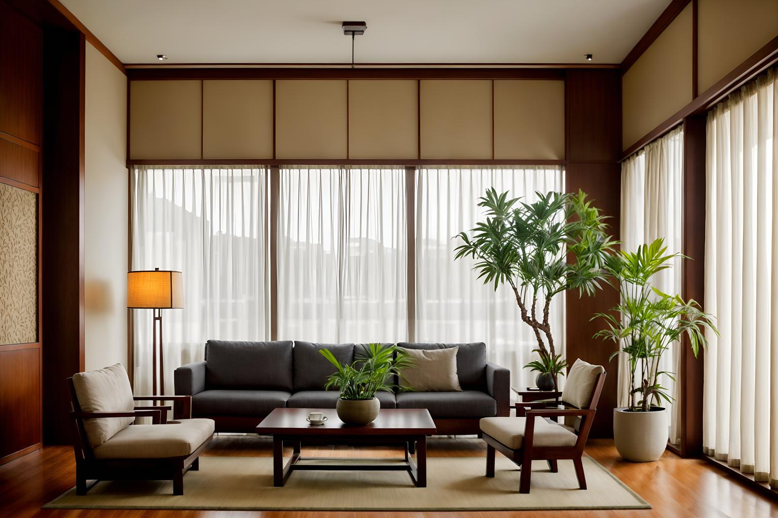 zen-style (hotel lobby interior) with furniture and hanging lamps and rug and check in desk and sofas and coffee tables and plant and lounge chairs. . with natural light and simplicity and simple furniture and serenity and harmony and clean lines and asian zen interior and japanese minimalist interior and asian interior. . cinematic photo, highly detailed, cinematic lighting, ultra-detailed, ultrarealistic, photorealism, 8k. zen interior design style. masterpiece, cinematic light, ultrarealistic+, photorealistic+, 8k, raw photo, realistic, sharp focus on eyes, (symmetrical eyes), (intact eyes), hyperrealistic, highest quality, best quality, , highly detailed, masterpiece, best quality, extremely detailed 8k wallpaper, masterpiece, best quality, ultra-detailed, best shadow, detailed background, detailed face, detailed eyes, high contrast, best illumination, detailed face, dulux, caustic, dynamic angle, detailed glow. dramatic lighting. highly detailed, insanely detailed hair, symmetrical, intricate details, professionally retouched, 8k high definition. strong bokeh. award winning photo.