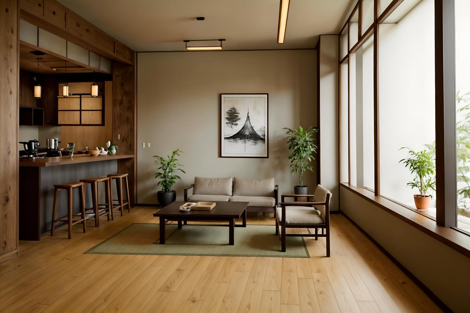 zen-style (coffee shop interior) . with simple furniture and natural light and clutter free and simplicity and japanese minimalist interior and asian interior and asian zen interior and calm and neutral colors. . cinematic photo, highly detailed, cinematic lighting, ultra-detailed, ultrarealistic, photorealism, 8k. zen interior design style. masterpiece, cinematic light, ultrarealistic+, photorealistic+, 8k, raw photo, realistic, sharp focus on eyes, (symmetrical eyes), (intact eyes), hyperrealistic, highest quality, best quality, , highly detailed, masterpiece, best quality, extremely detailed 8k wallpaper, masterpiece, best quality, ultra-detailed, best shadow, detailed background, detailed face, detailed eyes, high contrast, best illumination, detailed face, dulux, caustic, dynamic angle, detailed glow. dramatic lighting. highly detailed, insanely detailed hair, symmetrical, intricate details, professionally retouched, 8k high definition. strong bokeh. award winning photo.