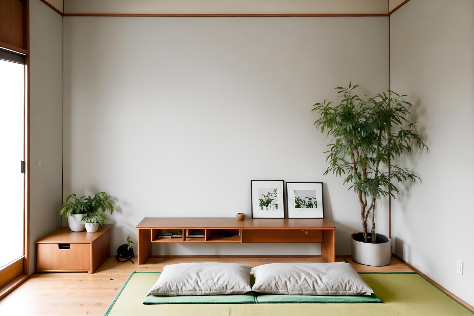 zen-style (kids room interior) with kids desk and plant and storage bench or ottoman and night light and headboard and mirror and bedside table or night stand and dresser closet. . with japanese interior and japanese minimalist interior and japanese minimalist interior and japanese minimalist interior and asian zen interior and clean lines and simple furniture and calm and neutral colors. . cinematic photo, highly detailed, cinematic lighting, ultra-detailed, ultrarealistic, photorealism, 8k. zen interior design style. masterpiece, cinematic light, ultrarealistic+, photorealistic+, 8k, raw photo, realistic, sharp focus on eyes, (symmetrical eyes), (intact eyes), hyperrealistic, highest quality, best quality, , highly detailed, masterpiece, best quality, extremely detailed 8k wallpaper, masterpiece, best quality, ultra-detailed, best shadow, detailed background, detailed face, detailed eyes, high contrast, best illumination, detailed face, dulux, caustic, dynamic angle, detailed glow. dramatic lighting. highly detailed, insanely detailed hair, symmetrical, intricate details, professionally retouched, 8k high definition. strong bokeh. award winning photo.