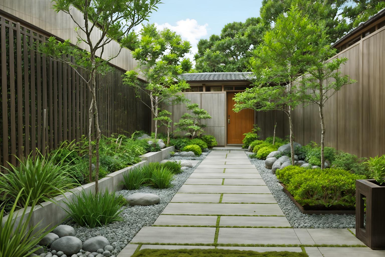 zen-style designed (outdoor garden ) with garden plants and grass and garden tree and garden plants. . with japanese minimalist and asian and serenity and harmony and calm and neutral colors and japanese minimalist and clutter free and asian zen and clean lines. . cinematic photo, highly detailed, cinematic lighting, ultra-detailed, ultrarealistic, photorealism, 8k. zen design style. masterpiece, cinematic light, ultrarealistic+, photorealistic+, 8k, raw photo, realistic, sharp focus on eyes, (symmetrical eyes), (intact eyes), hyperrealistic, highest quality, best quality, , highly detailed, masterpiece, best quality, extremely detailed 8k wallpaper, masterpiece, best quality, ultra-detailed, best shadow, detailed background, detailed face, detailed eyes, high contrast, best illumination, detailed face, dulux, caustic, dynamic angle, detailed glow. dramatic lighting. highly detailed, insanely detailed hair, symmetrical, intricate details, professionally retouched, 8k high definition. strong bokeh. award winning photo.