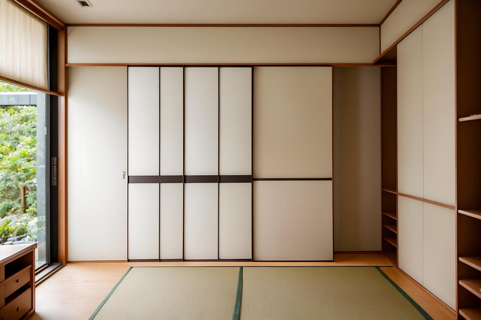 zen-style (walk in closet interior) . with calm and neutral colors and japanese minimalist interior and simple furniture and japanese interior and clutter free and asian zen interior and serenity and harmony and japanese minimalist interior. . cinematic photo, highly detailed, cinematic lighting, ultra-detailed, ultrarealistic, photorealism, 8k. zen interior design style. masterpiece, cinematic light, ultrarealistic+, photorealistic+, 8k, raw photo, realistic, sharp focus on eyes, (symmetrical eyes), (intact eyes), hyperrealistic, highest quality, best quality, , highly detailed, masterpiece, best quality, extremely detailed 8k wallpaper, masterpiece, best quality, ultra-detailed, best shadow, detailed background, detailed face, detailed eyes, high contrast, best illumination, detailed face, dulux, caustic, dynamic angle, detailed glow. dramatic lighting. highly detailed, insanely detailed hair, symmetrical, intricate details, professionally retouched, 8k high definition. strong bokeh. award winning photo.