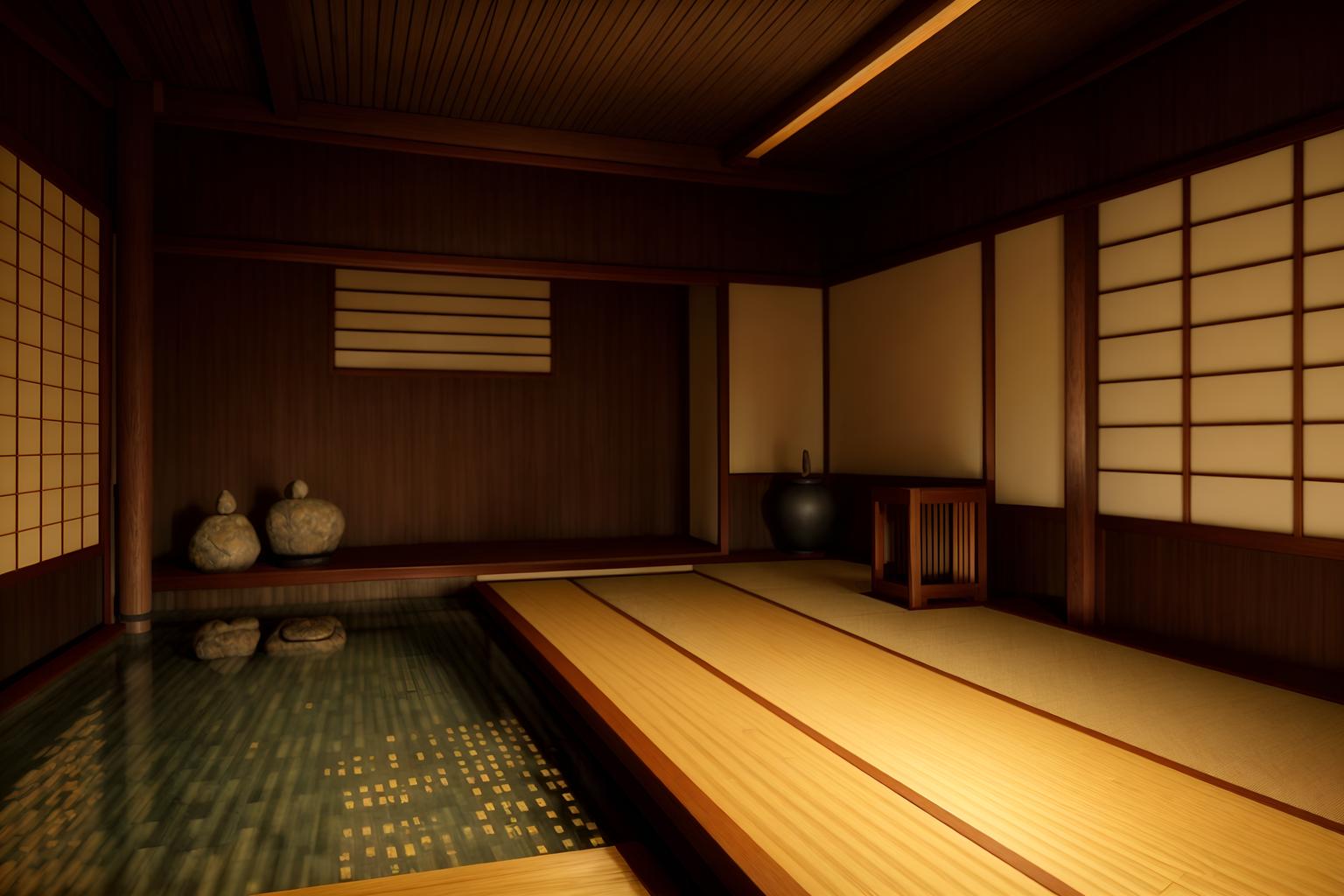 zen-style (onsen interior) . with mimimalist and asian zen interior and japanese interior and asian zen interior and japanese minimalist interior and calm and neutral colors and clean lines and clutter free. . cinematic photo, highly detailed, cinematic lighting, ultra-detailed, ultrarealistic, photorealism, 8k. zen interior design style. masterpiece, cinematic light, ultrarealistic+, photorealistic+, 8k, raw photo, realistic, sharp focus on eyes, (symmetrical eyes), (intact eyes), hyperrealistic, highest quality, best quality, , highly detailed, masterpiece, best quality, extremely detailed 8k wallpaper, masterpiece, best quality, ultra-detailed, best shadow, detailed background, detailed face, detailed eyes, high contrast, best illumination, detailed face, dulux, caustic, dynamic angle, detailed glow. dramatic lighting. highly detailed, insanely detailed hair, symmetrical, intricate details, professionally retouched, 8k high definition. strong bokeh. award winning photo.