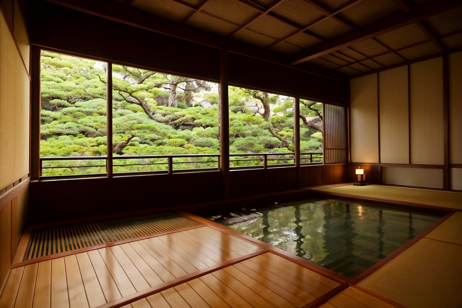 zen-style (onsen interior) . with mimimalist and asian zen interior and japanese interior and asian zen interior and japanese minimalist interior and calm and neutral colors and clean lines and clutter free. . cinematic photo, highly detailed, cinematic lighting, ultra-detailed, ultrarealistic, photorealism, 8k. zen interior design style. masterpiece, cinematic light, ultrarealistic+, photorealistic+, 8k, raw photo, realistic, sharp focus on eyes, (symmetrical eyes), (intact eyes), hyperrealistic, highest quality, best quality, , highly detailed, masterpiece, best quality, extremely detailed 8k wallpaper, masterpiece, best quality, ultra-detailed, best shadow, detailed background, detailed face, detailed eyes, high contrast, best illumination, detailed face, dulux, caustic, dynamic angle, detailed glow. dramatic lighting. highly detailed, insanely detailed hair, symmetrical, intricate details, professionally retouched, 8k high definition. strong bokeh. award winning photo.