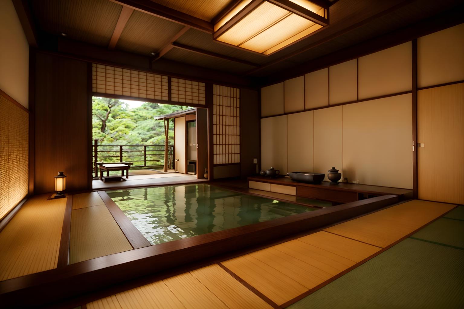 zen-style (onsen interior) . with mimimalist and asian zen interior and japanese interior and asian zen interior and japanese minimalist interior and calm and neutral colors and clean lines and clutter free. . cinematic photo, highly detailed, cinematic lighting, ultra-detailed, ultrarealistic, photorealism, 8k. zen interior design style. masterpiece, cinematic light, ultrarealistic+, photorealistic+, 8k, raw photo, realistic, sharp focus on eyes, (symmetrical eyes), (intact eyes), hyperrealistic, highest quality, best quality, , highly detailed, masterpiece, best quality, extremely detailed 8k wallpaper, masterpiece, best quality, ultra-detailed, best shadow, detailed background, detailed face, detailed eyes, high contrast, best illumination, detailed face, dulux, caustic, dynamic angle, detailed glow. dramatic lighting. highly detailed, insanely detailed hair, symmetrical, intricate details, professionally retouched, 8k high definition. strong bokeh. award winning photo.