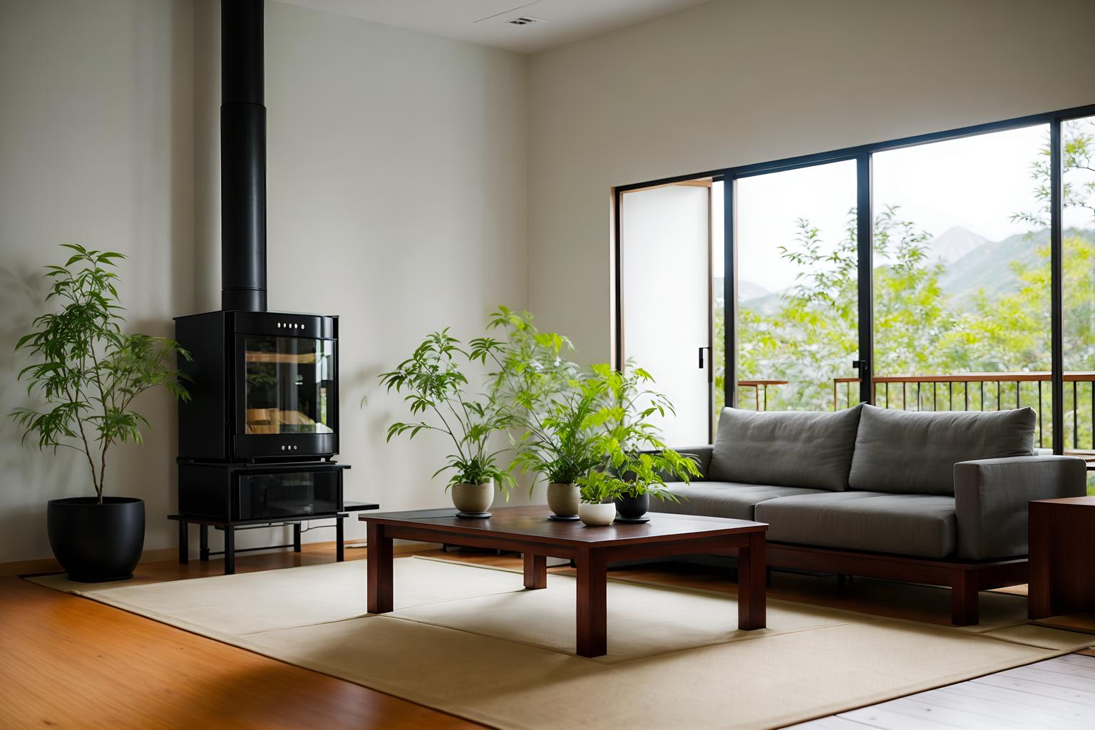 zen-style (kitchen living combo interior) with plant and sink and chairs and stove and rug and coffee tables and sofa and occasional tables. . with asian interior and simple furniture and japanese minimalist interior and clean lines and simplicity and japanese minimalist interior and japanese minimalist interior and natural light. . cinematic photo, highly detailed, cinematic lighting, ultra-detailed, ultrarealistic, photorealism, 8k. zen interior design style. masterpiece, cinematic light, ultrarealistic+, photorealistic+, 8k, raw photo, realistic, sharp focus on eyes, (symmetrical eyes), (intact eyes), hyperrealistic, highest quality, best quality, , highly detailed, masterpiece, best quality, extremely detailed 8k wallpaper, masterpiece, best quality, ultra-detailed, best shadow, detailed background, detailed face, detailed eyes, high contrast, best illumination, detailed face, dulux, caustic, dynamic angle, detailed glow. dramatic lighting. highly detailed, insanely detailed hair, symmetrical, intricate details, professionally retouched, 8k high definition. strong bokeh. award winning photo.