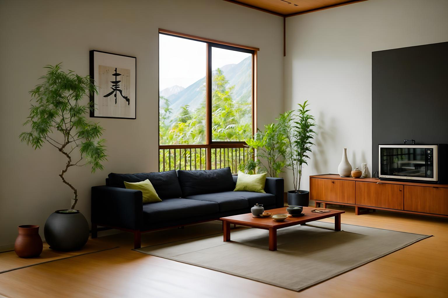 zen-style (kitchen living combo interior) with plant and sink and chairs and stove and rug and coffee tables and sofa and occasional tables. . with asian interior and simple furniture and japanese minimalist interior and clean lines and simplicity and japanese minimalist interior and japanese minimalist interior and natural light. . cinematic photo, highly detailed, cinematic lighting, ultra-detailed, ultrarealistic, photorealism, 8k. zen interior design style. masterpiece, cinematic light, ultrarealistic+, photorealistic+, 8k, raw photo, realistic, sharp focus on eyes, (symmetrical eyes), (intact eyes), hyperrealistic, highest quality, best quality, , highly detailed, masterpiece, best quality, extremely detailed 8k wallpaper, masterpiece, best quality, ultra-detailed, best shadow, detailed background, detailed face, detailed eyes, high contrast, best illumination, detailed face, dulux, caustic, dynamic angle, detailed glow. dramatic lighting. highly detailed, insanely detailed hair, symmetrical, intricate details, professionally retouched, 8k high definition. strong bokeh. award winning photo.