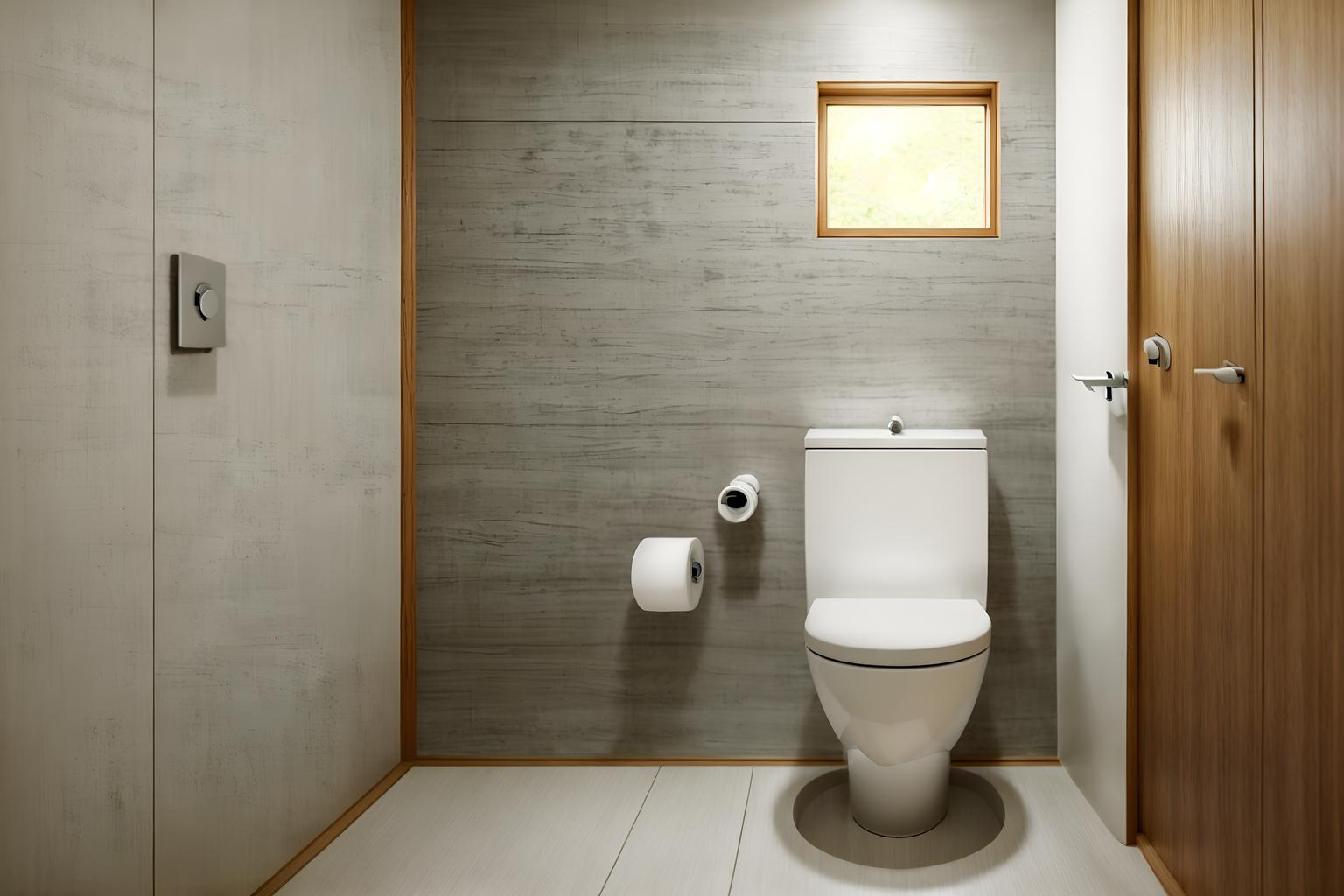 zen-style (toilet interior) with sink with tap and toilet paper hanger and toilet with toilet seat up and sink with tap. . with japanese minimalist interior and japanese interior and japanese minimalist interior and simplicity and asian zen interior and clutter free and mimimalist and calm and neutral colors. . cinematic photo, highly detailed, cinematic lighting, ultra-detailed, ultrarealistic, photorealism, 8k. zen interior design style. masterpiece, cinematic light, ultrarealistic+, photorealistic+, 8k, raw photo, realistic, sharp focus on eyes, (symmetrical eyes), (intact eyes), hyperrealistic, highest quality, best quality, , highly detailed, masterpiece, best quality, extremely detailed 8k wallpaper, masterpiece, best quality, ultra-detailed, best shadow, detailed background, detailed face, detailed eyes, high contrast, best illumination, detailed face, dulux, caustic, dynamic angle, detailed glow. dramatic lighting. highly detailed, insanely detailed hair, symmetrical, intricate details, professionally retouched, 8k high definition. strong bokeh. award winning photo.