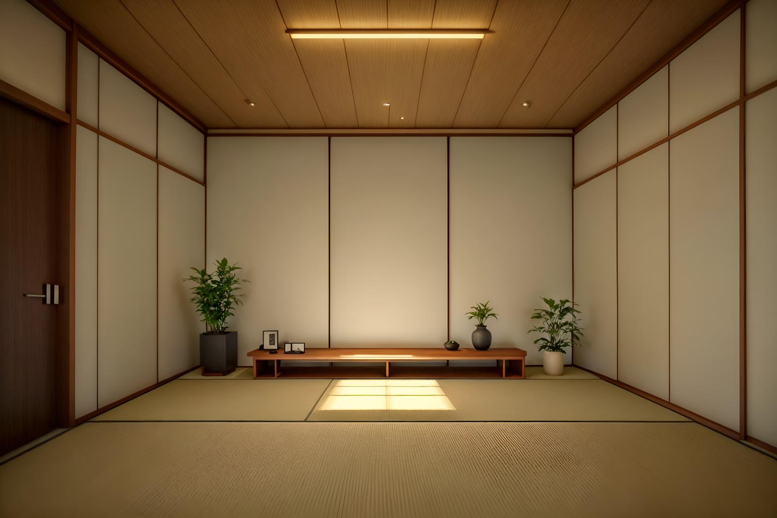 zen-style (exhibition space interior) . with calm and neutral colors and japanese minimalist interior and japanese minimalist interior and mimimalist and serenity and harmony and clutter free and asian zen interior and simple furniture. . cinematic photo, highly detailed, cinematic lighting, ultra-detailed, ultrarealistic, photorealism, 8k. zen interior design style. masterpiece, cinematic light, ultrarealistic+, photorealistic+, 8k, raw photo, realistic, sharp focus on eyes, (symmetrical eyes), (intact eyes), hyperrealistic, highest quality, best quality, , highly detailed, masterpiece, best quality, extremely detailed 8k wallpaper, masterpiece, best quality, ultra-detailed, best shadow, detailed background, detailed face, detailed eyes, high contrast, best illumination, detailed face, dulux, caustic, dynamic angle, detailed glow. dramatic lighting. highly detailed, insanely detailed hair, symmetrical, intricate details, professionally retouched, 8k high definition. strong bokeh. award winning photo.