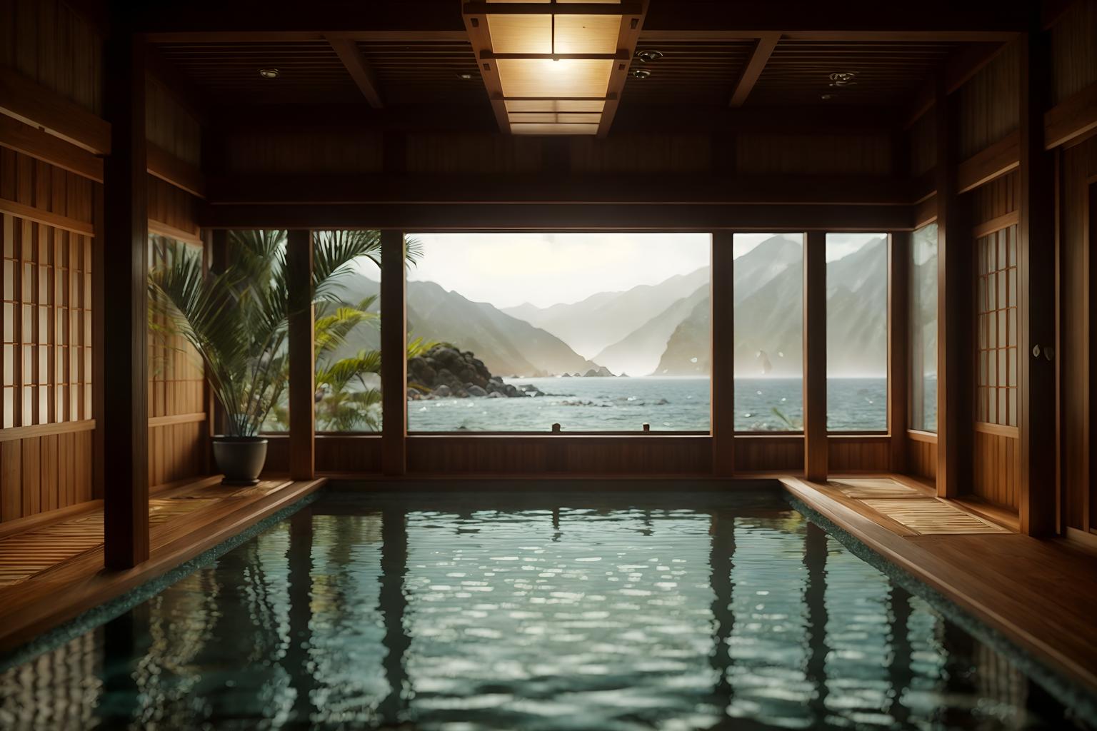 coastal-style (onsen interior) . with . . cinematic photo, highly detailed, cinematic lighting, ultra-detailed, ultrarealistic, photorealism, 8k. coastal interior design style. masterpiece, cinematic light, ultrarealistic+, photorealistic+, 8k, raw photo, realistic, sharp focus on eyes, (symmetrical eyes), (intact eyes), hyperrealistic, highest quality, best quality, , highly detailed, masterpiece, best quality, extremely detailed 8k wallpaper, masterpiece, best quality, ultra-detailed, best shadow, detailed background, detailed face, detailed eyes, high contrast, best illumination, detailed face, dulux, caustic, dynamic angle, detailed glow. dramatic lighting. highly detailed, insanely detailed hair, symmetrical, intricate details, professionally retouched, 8k high definition. strong bokeh. award winning photo.