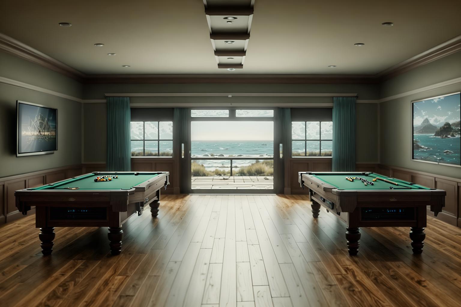 coastal-style (gaming room interior) . with . . cinematic photo, highly detailed, cinematic lighting, ultra-detailed, ultrarealistic, photorealism, 8k. coastal interior design style. masterpiece, cinematic light, ultrarealistic+, photorealistic+, 8k, raw photo, realistic, sharp focus on eyes, (symmetrical eyes), (intact eyes), hyperrealistic, highest quality, best quality, , highly detailed, masterpiece, best quality, extremely detailed 8k wallpaper, masterpiece, best quality, ultra-detailed, best shadow, detailed background, detailed face, detailed eyes, high contrast, best illumination, detailed face, dulux, caustic, dynamic angle, detailed glow. dramatic lighting. highly detailed, insanely detailed hair, symmetrical, intricate details, professionally retouched, 8k high definition. strong bokeh. award winning photo.