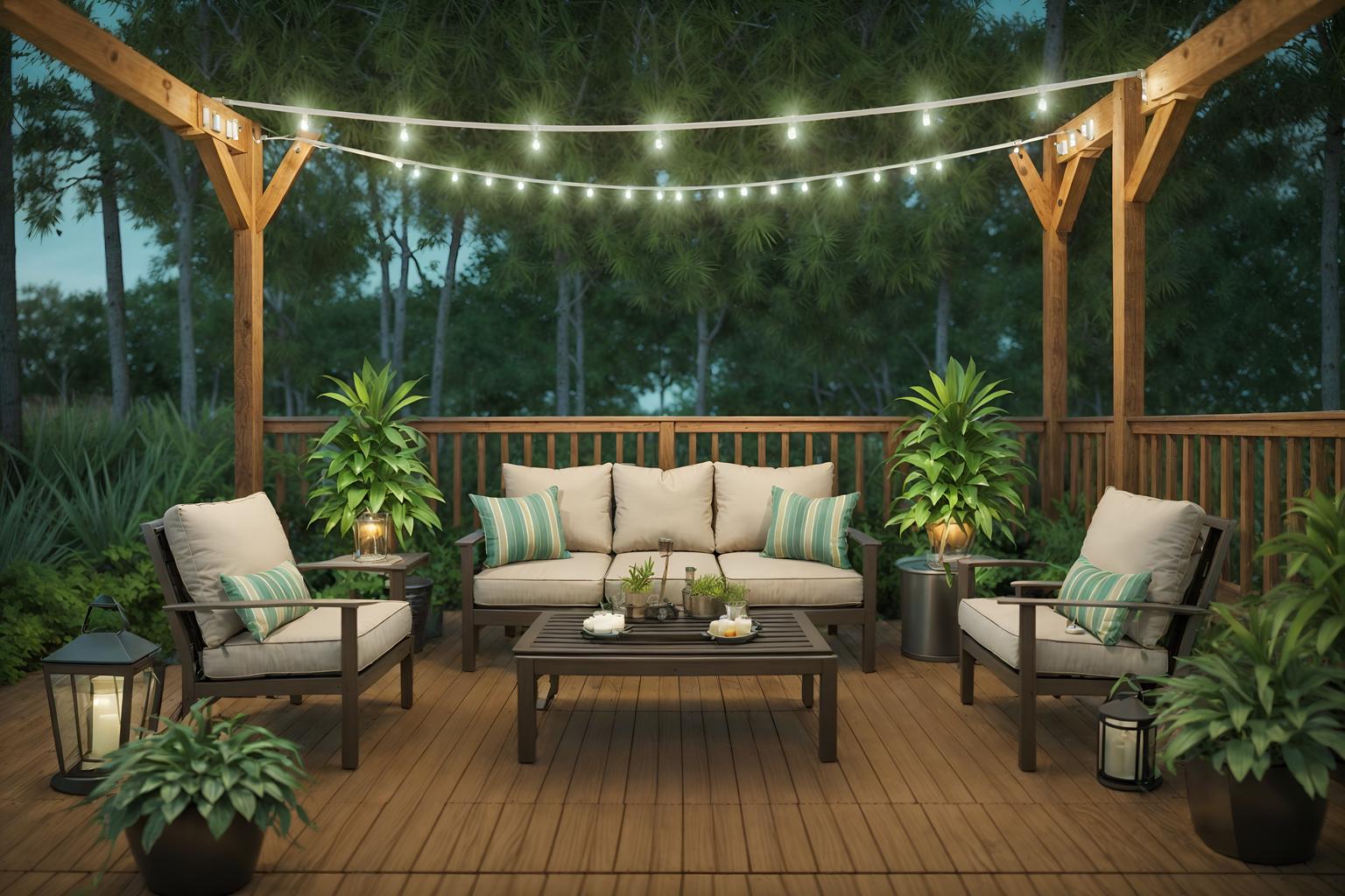 coastal-style designed (outdoor patio ) with deck with deck chairs and plant and patio couch with pillows and barbeque or grill and grass and deck with deck chairs. . with . . cinematic photo, highly detailed, cinematic lighting, ultra-detailed, ultrarealistic, photorealism, 8k. coastal design style. masterpiece, cinematic light, ultrarealistic+, photorealistic+, 8k, raw photo, realistic, sharp focus on eyes, (symmetrical eyes), (intact eyes), hyperrealistic, highest quality, best quality, , highly detailed, masterpiece, best quality, extremely detailed 8k wallpaper, masterpiece, best quality, ultra-detailed, best shadow, detailed background, detailed face, detailed eyes, high contrast, best illumination, detailed face, dulux, caustic, dynamic angle, detailed glow. dramatic lighting. highly detailed, insanely detailed hair, symmetrical, intricate details, professionally retouched, 8k high definition. strong bokeh. award winning photo.