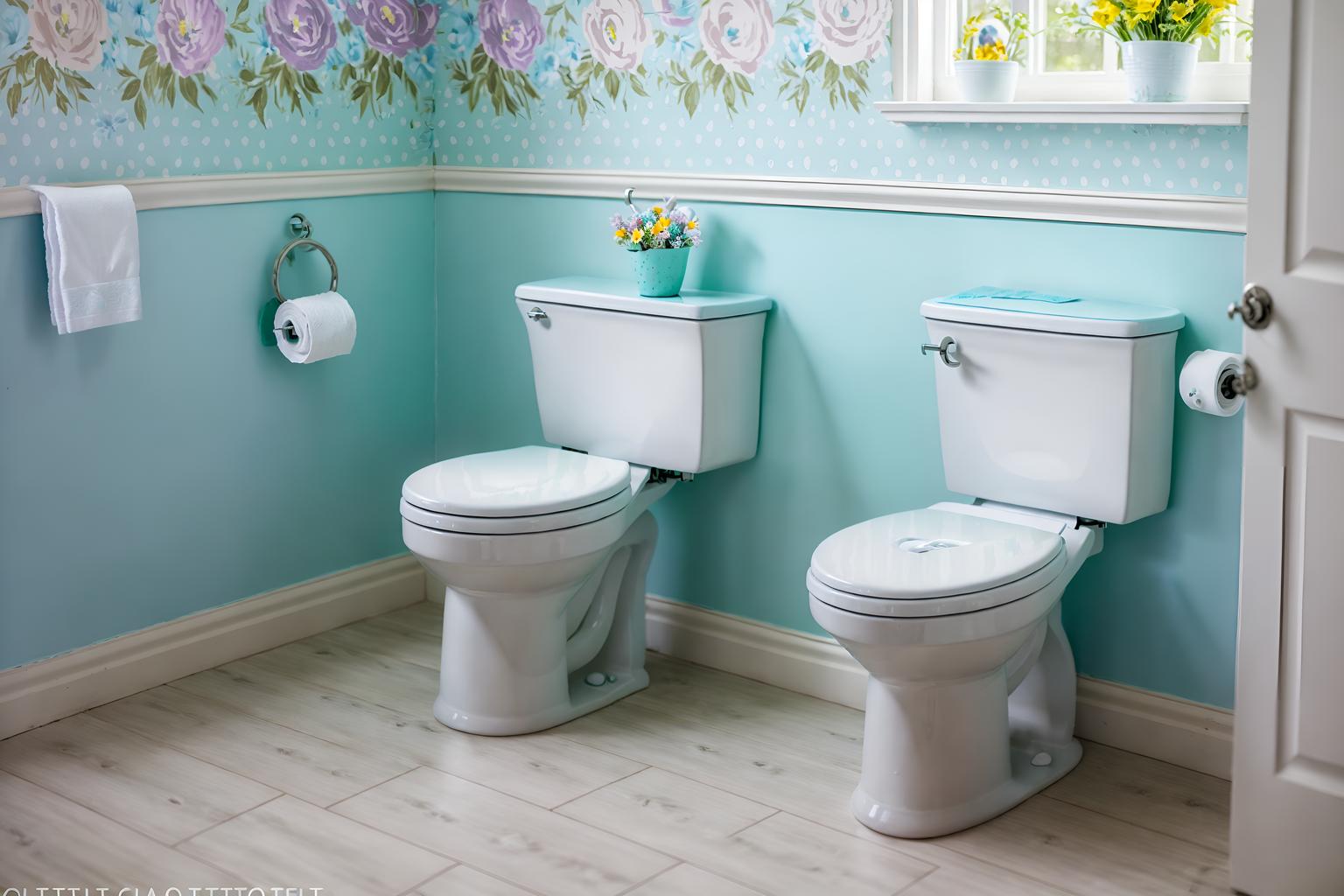 easter-style (toilet interior) with sink with tap and toilet paper hanger and toilet with toilet seat up and sink with tap. . with flowers on table and colorful easter eggs and light blue colors and easter decorations and spring decorations and flowers on table. . cinematic photo, highly detailed, cinematic lighting, ultra-detailed, ultrarealistic, photorealism, 8k. easter interior design style. masterpiece, cinematic light, ultrarealistic+, photorealistic+, 8k, raw photo, realistic, sharp focus on eyes, (symmetrical eyes), (intact eyes), hyperrealistic, highest quality, best quality, , highly detailed, masterpiece, best quality, extremely detailed 8k wallpaper, masterpiece, best quality, ultra-detailed, best shadow, detailed background, detailed face, detailed eyes, high contrast, best illumination, detailed face, dulux, caustic, dynamic angle, detailed glow. dramatic lighting. highly detailed, insanely detailed hair, symmetrical, intricate details, professionally retouched, 8k high definition. strong bokeh. award winning photo.