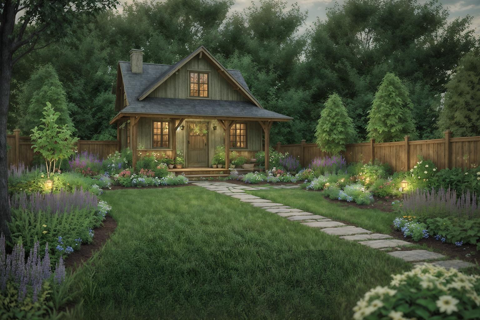 cottagecore-style designed (outdoor garden ) with garden tree and grass and garden plants and garden tree. . with organic and cottage style and earthy and traditional and country style and muted colors and floral patterns and natural. . cinematic photo, highly detailed, cinematic lighting, ultra-detailed, ultrarealistic, photorealism, 8k. cottagecore design style. masterpiece, cinematic light, ultrarealistic+, photorealistic+, 8k, raw photo, realistic, sharp focus on eyes, (symmetrical eyes), (intact eyes), hyperrealistic, highest quality, best quality, , highly detailed, masterpiece, best quality, extremely detailed 8k wallpaper, masterpiece, best quality, ultra-detailed, best shadow, detailed background, detailed face, detailed eyes, high contrast, best illumination, detailed face, dulux, caustic, dynamic angle, detailed glow. dramatic lighting. highly detailed, insanely detailed hair, symmetrical, intricate details, professionally retouched, 8k high definition. strong bokeh. award winning photo.