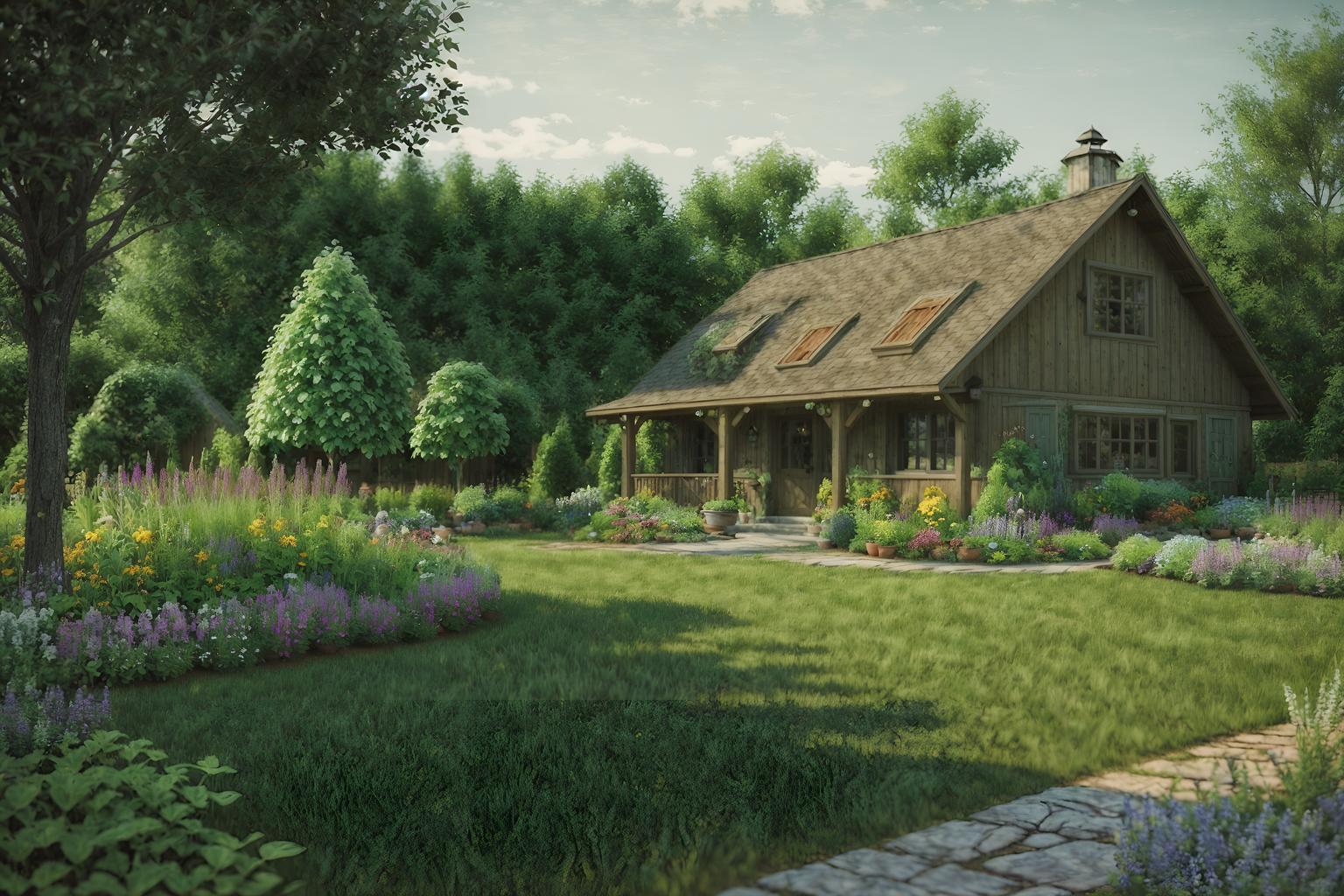 cottagecore-style designed (outdoor garden ) with garden tree and grass and garden plants and garden tree. . with organic and cottage style and earthy and traditional and country style and muted colors and floral patterns and natural. . cinematic photo, highly detailed, cinematic lighting, ultra-detailed, ultrarealistic, photorealism, 8k. cottagecore design style. masterpiece, cinematic light, ultrarealistic+, photorealistic+, 8k, raw photo, realistic, sharp focus on eyes, (symmetrical eyes), (intact eyes), hyperrealistic, highest quality, best quality, , highly detailed, masterpiece, best quality, extremely detailed 8k wallpaper, masterpiece, best quality, ultra-detailed, best shadow, detailed background, detailed face, detailed eyes, high contrast, best illumination, detailed face, dulux, caustic, dynamic angle, detailed glow. dramatic lighting. highly detailed, insanely detailed hair, symmetrical, intricate details, professionally retouched, 8k high definition. strong bokeh. award winning photo.