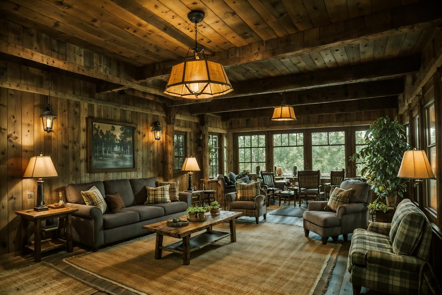 cottagecore-style (hotel lobby interior) with check in desk and sofas and rug and coffee tables and plant and lounge chairs and hanging lamps and furniture. . with rustic and cottage style and traditional and muted colors and natural and earthy and organic and country style. . cinematic photo, highly detailed, cinematic lighting, ultra-detailed, ultrarealistic, photorealism, 8k. cottagecore interior design style. masterpiece, cinematic light, ultrarealistic+, photorealistic+, 8k, raw photo, realistic, sharp focus on eyes, (symmetrical eyes), (intact eyes), hyperrealistic, highest quality, best quality, , highly detailed, masterpiece, best quality, extremely detailed 8k wallpaper, masterpiece, best quality, ultra-detailed, best shadow, detailed background, detailed face, detailed eyes, high contrast, best illumination, detailed face, dulux, caustic, dynamic angle, detailed glow. dramatic lighting. highly detailed, insanely detailed hair, symmetrical, intricate details, professionally retouched, 8k high definition. strong bokeh. award winning photo.