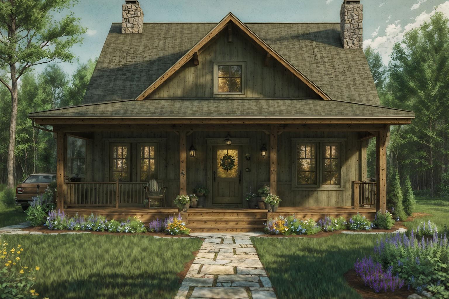 cottagecore-style exterior designed (house exterior exterior) . with country style and earthy and floral patterns and natural and muted colors and traditional and cottage style and organic. . cinematic photo, highly detailed, cinematic lighting, ultra-detailed, ultrarealistic, photorealism, 8k. cottagecore exterior design style. masterpiece, cinematic light, ultrarealistic+, photorealistic+, 8k, raw photo, realistic, sharp focus on eyes, (symmetrical eyes), (intact eyes), hyperrealistic, highest quality, best quality, , highly detailed, masterpiece, best quality, extremely detailed 8k wallpaper, masterpiece, best quality, ultra-detailed, best shadow, detailed background, detailed face, detailed eyes, high contrast, best illumination, detailed face, dulux, caustic, dynamic angle, detailed glow. dramatic lighting. highly detailed, insanely detailed hair, symmetrical, intricate details, professionally retouched, 8k high definition. strong bokeh. award winning photo.