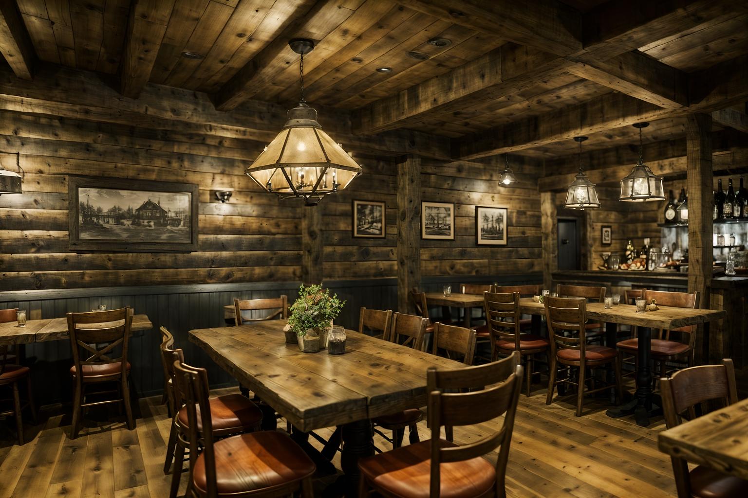 cottagecore-style (restaurant interior) with restaurant chairs and restaurant decor and restaurant bar and restaurant dining tables and restaurant chairs. . with rustic and earthy and traditional and cottage style and country style and organic and muted colors and natural. . cinematic photo, highly detailed, cinematic lighting, ultra-detailed, ultrarealistic, photorealism, 8k. cottagecore interior design style. masterpiece, cinematic light, ultrarealistic+, photorealistic+, 8k, raw photo, realistic, sharp focus on eyes, (symmetrical eyes), (intact eyes), hyperrealistic, highest quality, best quality, , highly detailed, masterpiece, best quality, extremely detailed 8k wallpaper, masterpiece, best quality, ultra-detailed, best shadow, detailed background, detailed face, detailed eyes, high contrast, best illumination, detailed face, dulux, caustic, dynamic angle, detailed glow. dramatic lighting. highly detailed, insanely detailed hair, symmetrical, intricate details, professionally retouched, 8k high definition. strong bokeh. award winning photo.