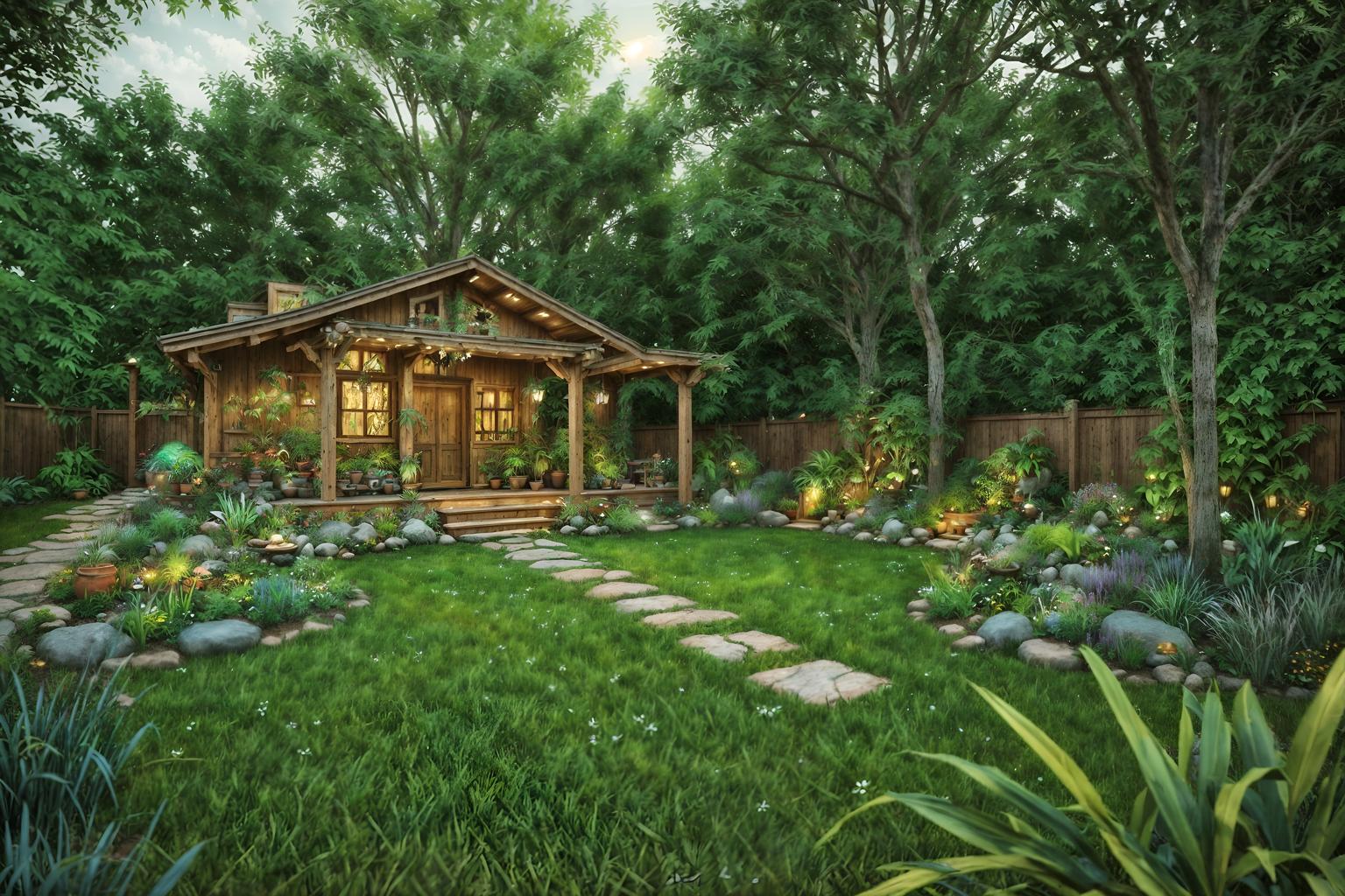 bohemian-style designed (outdoor garden ) with grass and garden tree and garden plants and grass. . with woods and playful patterns and a lack of structure and bold colors and animal hides and playful colors and lush green nature and natural materials. . cinematic photo, highly detailed, cinematic lighting, ultra-detailed, ultrarealistic, photorealism, 8k. bohemian design style. masterpiece, cinematic light, ultrarealistic+, photorealistic+, 8k, raw photo, realistic, sharp focus on eyes, (symmetrical eyes), (intact eyes), hyperrealistic, highest quality, best quality, , highly detailed, masterpiece, best quality, extremely detailed 8k wallpaper, masterpiece, best quality, ultra-detailed, best shadow, detailed background, detailed face, detailed eyes, high contrast, best illumination, detailed face, dulux, caustic, dynamic angle, detailed glow. dramatic lighting. highly detailed, insanely detailed hair, symmetrical, intricate details, professionally retouched, 8k high definition. strong bokeh. award winning photo.