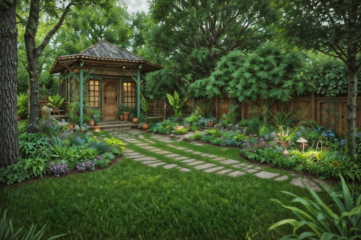 bohemian-style designed (outdoor garden ) with grass and garden tree and garden plants and grass. . with woods and playful patterns and a lack of structure and bold colors and animal hides and playful colors and lush green nature and natural materials. . cinematic photo, highly detailed, cinematic lighting, ultra-detailed, ultrarealistic, photorealism, 8k. bohemian design style. masterpiece, cinematic light, ultrarealistic+, photorealistic+, 8k, raw photo, realistic, sharp focus on eyes, (symmetrical eyes), (intact eyes), hyperrealistic, highest quality, best quality, , highly detailed, masterpiece, best quality, extremely detailed 8k wallpaper, masterpiece, best quality, ultra-detailed, best shadow, detailed background, detailed face, detailed eyes, high contrast, best illumination, detailed face, dulux, caustic, dynamic angle, detailed glow. dramatic lighting. highly detailed, insanely detailed hair, symmetrical, intricate details, professionally retouched, 8k high definition. strong bokeh. award winning photo.