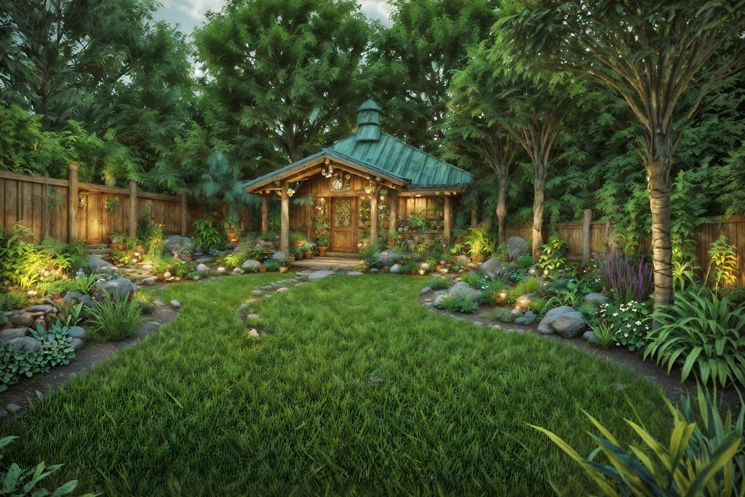 bohemian-style designed (outdoor garden ) with grass and garden tree and garden plants and grass. . with woods and playful patterns and a lack of structure and bold colors and animal hides and playful colors and lush green nature and natural materials. . cinematic photo, highly detailed, cinematic lighting, ultra-detailed, ultrarealistic, photorealism, 8k. bohemian design style. masterpiece, cinematic light, ultrarealistic+, photorealistic+, 8k, raw photo, realistic, sharp focus on eyes, (symmetrical eyes), (intact eyes), hyperrealistic, highest quality, best quality, , highly detailed, masterpiece, best quality, extremely detailed 8k wallpaper, masterpiece, best quality, ultra-detailed, best shadow, detailed background, detailed face, detailed eyes, high contrast, best illumination, detailed face, dulux, caustic, dynamic angle, detailed glow. dramatic lighting. highly detailed, insanely detailed hair, symmetrical, intricate details, professionally retouched, 8k high definition. strong bokeh. award winning photo.