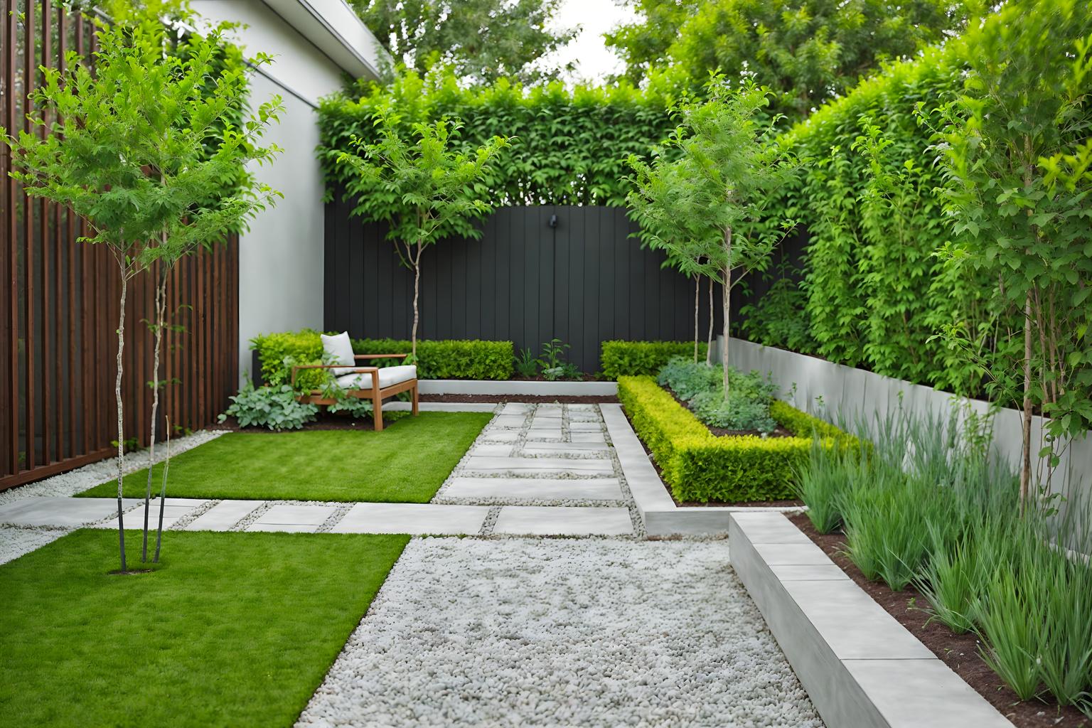 minimalist-style designed (outdoor garden ) with garden plants and garden tree and grass and garden plants. . with focus on the shape, colour and texture of just a few of essential elements and functional furniture and an open floor plan and a monochromatic palette with colour used as an accent and clean lines and lots of light and focus on the shape, colour and texture of just a few of essential elements. . cinematic photo, highly detailed, cinematic lighting, ultra-detailed, ultrarealistic, photorealism, 8k. minimalist design style. masterpiece, cinematic light, ultrarealistic+, photorealistic+, 8k, raw photo, realistic, sharp focus on eyes, (symmetrical eyes), (intact eyes), hyperrealistic, highest quality, best quality, , highly detailed, masterpiece, best quality, extremely detailed 8k wallpaper, masterpiece, best quality, ultra-detailed, best shadow, detailed background, detailed face, detailed eyes, high contrast, best illumination, detailed face, dulux, caustic, dynamic angle, detailed glow. dramatic lighting. highly detailed, insanely detailed hair, symmetrical, intricate details, professionally retouched, 8k high definition. strong bokeh. award winning photo.