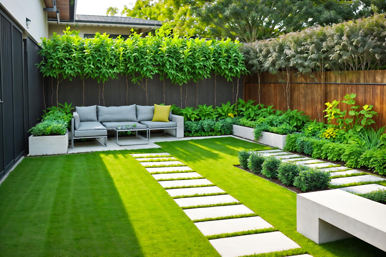 minimalist-style designed (outdoor garden ) with garden plants and garden tree and grass and garden plants. . with focus on the shape, colour and texture of just a few of essential elements and functional furniture and an open floor plan and a monochromatic palette with colour used as an accent and clean lines and lots of light and focus on the shape, colour and texture of just a few of essential elements. . cinematic photo, highly detailed, cinematic lighting, ultra-detailed, ultrarealistic, photorealism, 8k. minimalist design style. masterpiece, cinematic light, ultrarealistic+, photorealistic+, 8k, raw photo, realistic, sharp focus on eyes, (symmetrical eyes), (intact eyes), hyperrealistic, highest quality, best quality, , highly detailed, masterpiece, best quality, extremely detailed 8k wallpaper, masterpiece, best quality, ultra-detailed, best shadow, detailed background, detailed face, detailed eyes, high contrast, best illumination, detailed face, dulux, caustic, dynamic angle, detailed glow. dramatic lighting. highly detailed, insanely detailed hair, symmetrical, intricate details, professionally retouched, 8k high definition. strong bokeh. award winning photo.