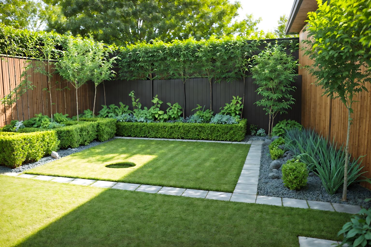 minimalist-style designed (outdoor garden ) with garden plants and garden tree and grass and garden plants. . with focus on the shape, colour and texture of just a few of essential elements and functional furniture and an open floor plan and a monochromatic palette with colour used as an accent and clean lines and lots of light and focus on the shape, colour and texture of just a few of essential elements. . cinematic photo, highly detailed, cinematic lighting, ultra-detailed, ultrarealistic, photorealism, 8k. minimalist design style. masterpiece, cinematic light, ultrarealistic+, photorealistic+, 8k, raw photo, realistic, sharp focus on eyes, (symmetrical eyes), (intact eyes), hyperrealistic, highest quality, best quality, , highly detailed, masterpiece, best quality, extremely detailed 8k wallpaper, masterpiece, best quality, ultra-detailed, best shadow, detailed background, detailed face, detailed eyes, high contrast, best illumination, detailed face, dulux, caustic, dynamic angle, detailed glow. dramatic lighting. highly detailed, insanely detailed hair, symmetrical, intricate details, professionally retouched, 8k high definition. strong bokeh. award winning photo.