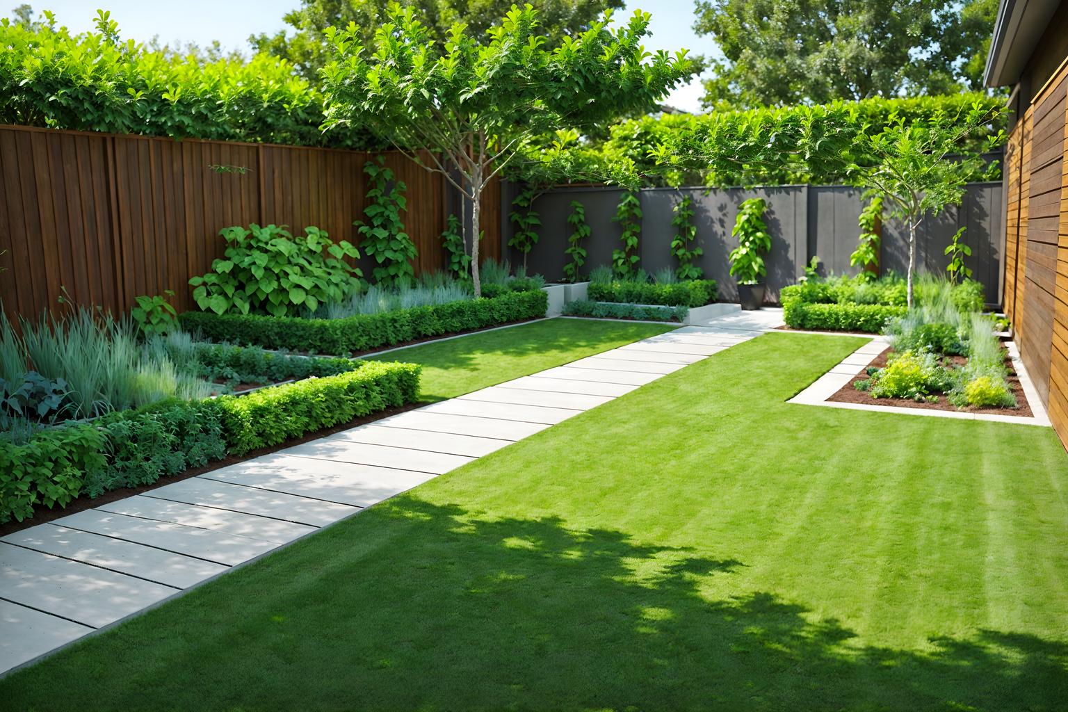 minimalist-style designed (outdoor garden ) with garden plants and garden tree and grass and garden plants. . with focus on the shape, colour and texture of just a few of essential elements and functional furniture and an open floor plan and a monochromatic palette with colour used as an accent and clean lines and lots of light and focus on the shape, colour and texture of just a few of essential elements. . cinematic photo, highly detailed, cinematic lighting, ultra-detailed, ultrarealistic, photorealism, 8k. minimalist design style. masterpiece, cinematic light, ultrarealistic+, photorealistic+, 8k, raw photo, realistic, sharp focus on eyes, (symmetrical eyes), (intact eyes), hyperrealistic, highest quality, best quality, , highly detailed, masterpiece, best quality, extremely detailed 8k wallpaper, masterpiece, best quality, ultra-detailed, best shadow, detailed background, detailed face, detailed eyes, high contrast, best illumination, detailed face, dulux, caustic, dynamic angle, detailed glow. dramatic lighting. highly detailed, insanely detailed hair, symmetrical, intricate details, professionally retouched, 8k high definition. strong bokeh. award winning photo.