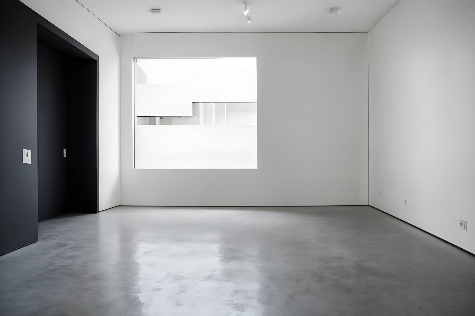 minimalist-style (exhibition space interior) . with focus on the shape, colour and texture of just a few of essential elements and functional furniture and lots of light and clean lines and a monochromatic palette with colour used as an accent and an open floor plan and focus on the shape, colour and texture of just a few of essential elements. . cinematic photo, highly detailed, cinematic lighting, ultra-detailed, ultrarealistic, photorealism, 8k. minimalist interior design style. masterpiece, cinematic light, ultrarealistic+, photorealistic+, 8k, raw photo, realistic, sharp focus on eyes, (symmetrical eyes), (intact eyes), hyperrealistic, highest quality, best quality, , highly detailed, masterpiece, best quality, extremely detailed 8k wallpaper, masterpiece, best quality, ultra-detailed, best shadow, detailed background, detailed face, detailed eyes, high contrast, best illumination, detailed face, dulux, caustic, dynamic angle, detailed glow. dramatic lighting. highly detailed, insanely detailed hair, symmetrical, intricate details, professionally retouched, 8k high definition. strong bokeh. award winning photo.