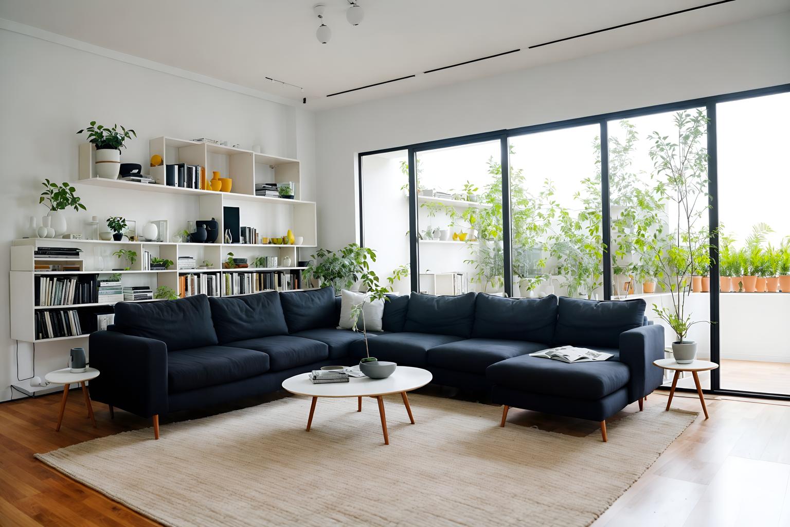 minimalist-style (living room interior) with chairs and furniture and occasional tables and sofa and televisions and plant and rug and bookshelves. . with lots of light and focus on the shape, colour and texture of just a few of essential elements and an open floor plan and clean lines and functional furniture and a monochromatic palette with colour used as an accent and lots of light. . cinematic photo, highly detailed, cinematic lighting, ultra-detailed, ultrarealistic, photorealism, 8k. minimalist interior design style. masterpiece, cinematic light, ultrarealistic+, photorealistic+, 8k, raw photo, realistic, sharp focus on eyes, (symmetrical eyes), (intact eyes), hyperrealistic, highest quality, best quality, , highly detailed, masterpiece, best quality, extremely detailed 8k wallpaper, masterpiece, best quality, ultra-detailed, best shadow, detailed background, detailed face, detailed eyes, high contrast, best illumination, detailed face, dulux, caustic, dynamic angle, detailed glow. dramatic lighting. highly detailed, insanely detailed hair, symmetrical, intricate details, professionally retouched, 8k high definition. strong bokeh. award winning photo.