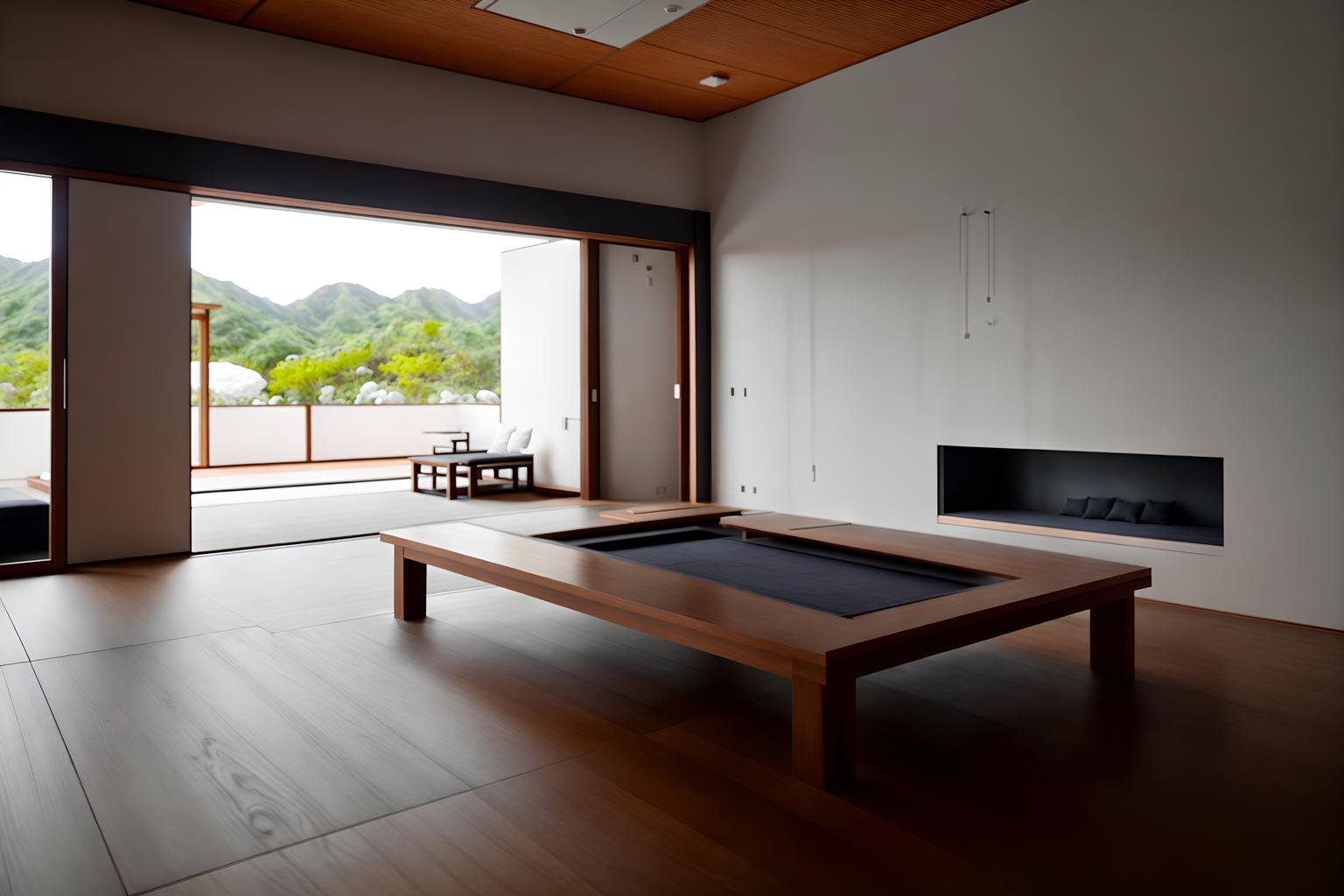 minimalist-style (onsen interior) . with a monochromatic palette with colour used as an accent and focus on the shape, colour and texture of just a few of essential elements and clean lines and functional furniture and an open floor plan and lots of light and a monochromatic palette with colour used as an accent. . cinematic photo, highly detailed, cinematic lighting, ultra-detailed, ultrarealistic, photorealism, 8k. minimalist interior design style. masterpiece, cinematic light, ultrarealistic+, photorealistic+, 8k, raw photo, realistic, sharp focus on eyes, (symmetrical eyes), (intact eyes), hyperrealistic, highest quality, best quality, , highly detailed, masterpiece, best quality, extremely detailed 8k wallpaper, masterpiece, best quality, ultra-detailed, best shadow, detailed background, detailed face, detailed eyes, high contrast, best illumination, detailed face, dulux, caustic, dynamic angle, detailed glow. dramatic lighting. highly detailed, insanely detailed hair, symmetrical, intricate details, professionally retouched, 8k high definition. strong bokeh. award winning photo.