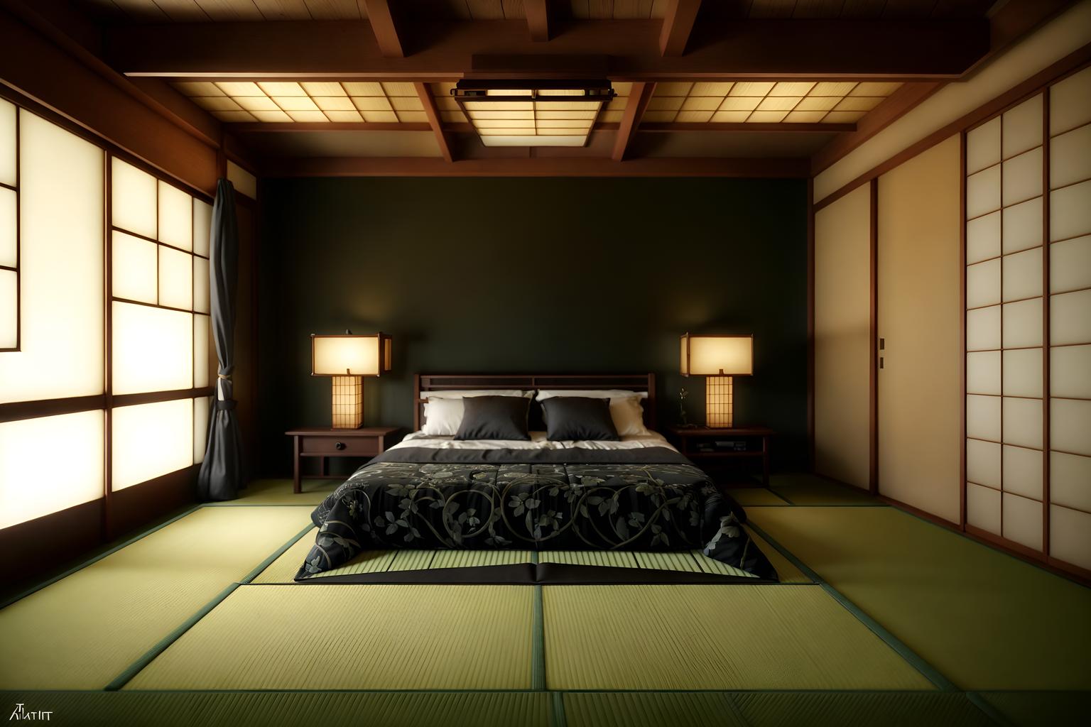 japanese design-style (attic interior) . with . . cinematic photo, highly detailed, cinematic lighting, ultra-detailed, ultrarealistic, photorealism, 8k. japanese design interior design style. masterpiece, cinematic light, ultrarealistic+, photorealistic+, 8k, raw photo, realistic, sharp focus on eyes, (symmetrical eyes), (intact eyes), hyperrealistic, highest quality, best quality, , highly detailed, masterpiece, best quality, extremely detailed 8k wallpaper, masterpiece, best quality, ultra-detailed, best shadow, detailed background, detailed face, detailed eyes, high contrast, best illumination, detailed face, dulux, caustic, dynamic angle, detailed glow. dramatic lighting. highly detailed, insanely detailed hair, symmetrical, intricate details, professionally retouched, 8k high definition. strong bokeh. award winning photo.