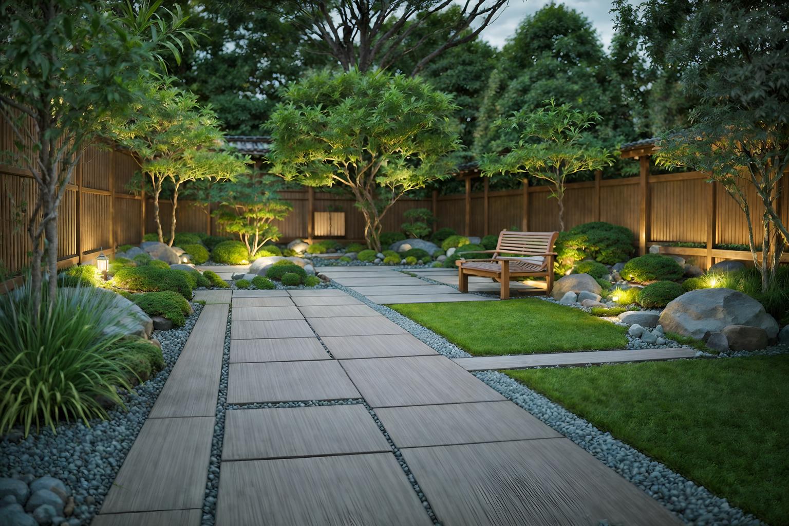 japanese design-style designed (outdoor garden ) with grass and garden tree and garden plants and grass. . with . . cinematic photo, highly detailed, cinematic lighting, ultra-detailed, ultrarealistic, photorealism, 8k. japanese design design style. masterpiece, cinematic light, ultrarealistic+, photorealistic+, 8k, raw photo, realistic, sharp focus on eyes, (symmetrical eyes), (intact eyes), hyperrealistic, highest quality, best quality, , highly detailed, masterpiece, best quality, extremely detailed 8k wallpaper, masterpiece, best quality, ultra-detailed, best shadow, detailed background, detailed face, detailed eyes, high contrast, best illumination, detailed face, dulux, caustic, dynamic angle, detailed glow. dramatic lighting. highly detailed, insanely detailed hair, symmetrical, intricate details, professionally retouched, 8k high definition. strong bokeh. award winning photo.