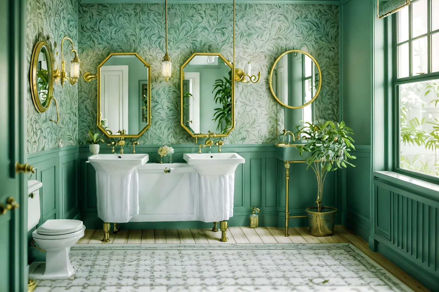 eclectic-style (bathroom interior) with bath rail and plant and mirror and shower and bathroom cabinet and waste basket and bathroom sink with faucet and toilet seat. . . cinematic photo, highly detailed, cinematic lighting, ultra-detailed, ultrarealistic, photorealism, 8k. eclectic interior design style. masterpiece, cinematic light, ultrarealistic+, photorealistic+, 8k, raw photo, realistic, sharp focus on eyes, (symmetrical eyes), (intact eyes), hyperrealistic, highest quality, best quality, , highly detailed, masterpiece, best quality, extremely detailed 8k wallpaper, masterpiece, best quality, ultra-detailed, best shadow, detailed background, detailed face, detailed eyes, high contrast, best illumination, detailed face, dulux, caustic, dynamic angle, detailed glow. dramatic lighting. highly detailed, insanely detailed hair, symmetrical, intricate details, professionally retouched, 8k high definition. strong bokeh. award winning photo.