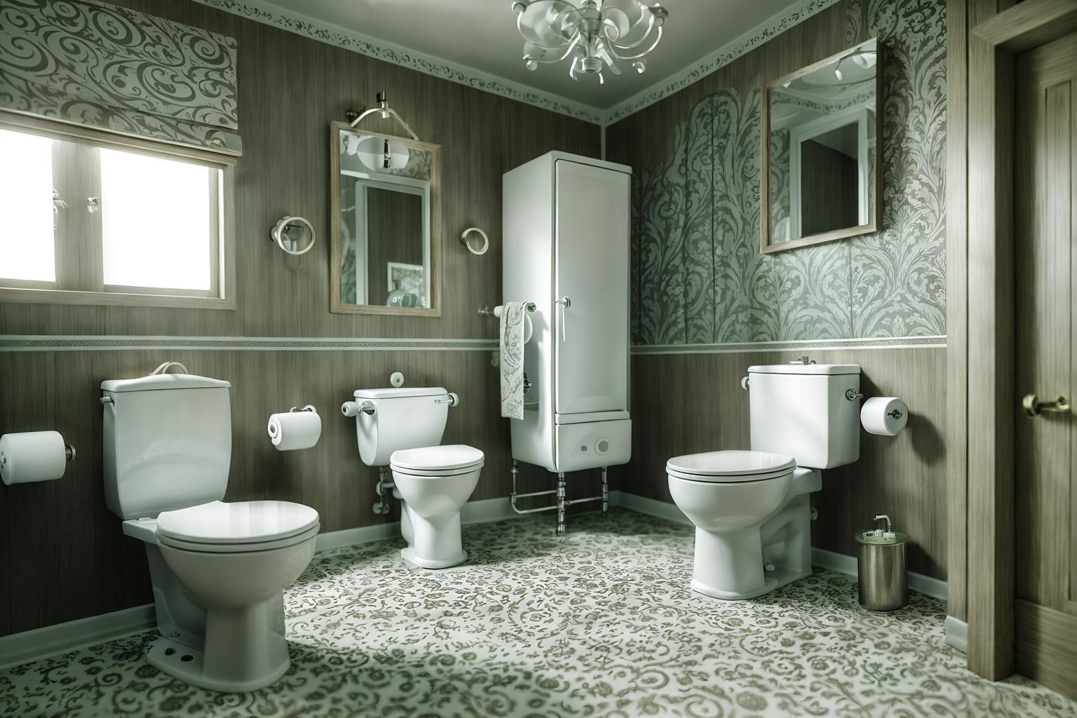 eclectic-style (toilet interior) with toilet with toilet seat up and toilet paper hanger and sink with tap and toilet with toilet seat up. . . cinematic photo, highly detailed, cinematic lighting, ultra-detailed, ultrarealistic, photorealism, 8k. eclectic interior design style. masterpiece, cinematic light, ultrarealistic+, photorealistic+, 8k, raw photo, realistic, sharp focus on eyes, (symmetrical eyes), (intact eyes), hyperrealistic, highest quality, best quality, , highly detailed, masterpiece, best quality, extremely detailed 8k wallpaper, masterpiece, best quality, ultra-detailed, best shadow, detailed background, detailed face, detailed eyes, high contrast, best illumination, detailed face, dulux, caustic, dynamic angle, detailed glow. dramatic lighting. highly detailed, insanely detailed hair, symmetrical, intricate details, professionally retouched, 8k high definition. strong bokeh. award winning photo.