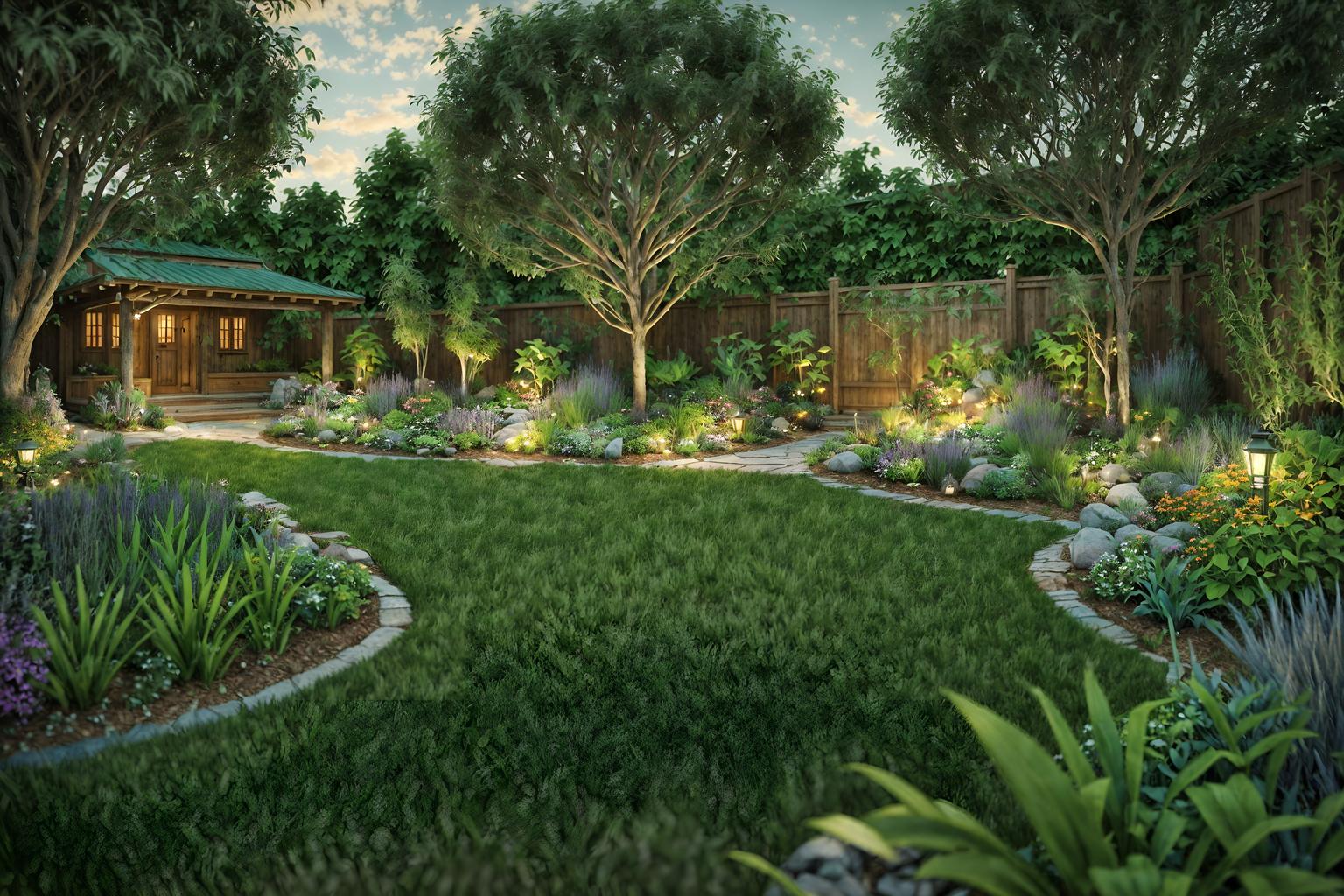 eclectic-style designed (outdoor garden ) with grass and garden tree and garden plants and grass. . . cinematic photo, highly detailed, cinematic lighting, ultra-detailed, ultrarealistic, photorealism, 8k. eclectic design style. masterpiece, cinematic light, ultrarealistic+, photorealistic+, 8k, raw photo, realistic, sharp focus on eyes, (symmetrical eyes), (intact eyes), hyperrealistic, highest quality, best quality, , highly detailed, masterpiece, best quality, extremely detailed 8k wallpaper, masterpiece, best quality, ultra-detailed, best shadow, detailed background, detailed face, detailed eyes, high contrast, best illumination, detailed face, dulux, caustic, dynamic angle, detailed glow. dramatic lighting. highly detailed, insanely detailed hair, symmetrical, intricate details, professionally retouched, 8k high definition. strong bokeh. award winning photo.